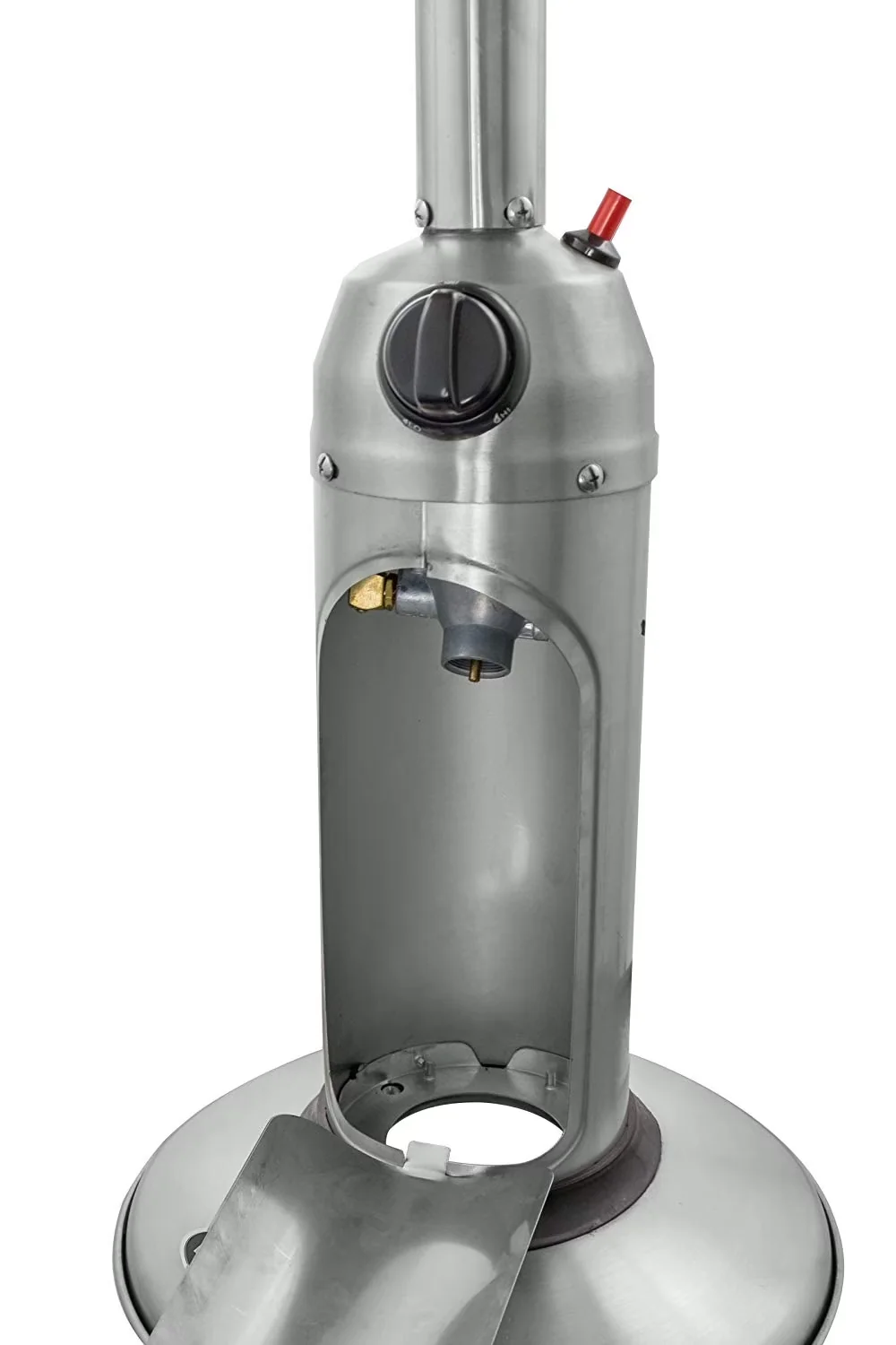 Durable Outdoor Heating with Portable, 3.5' radius of heat coverage - Silver HLDS032-B Model 40B528