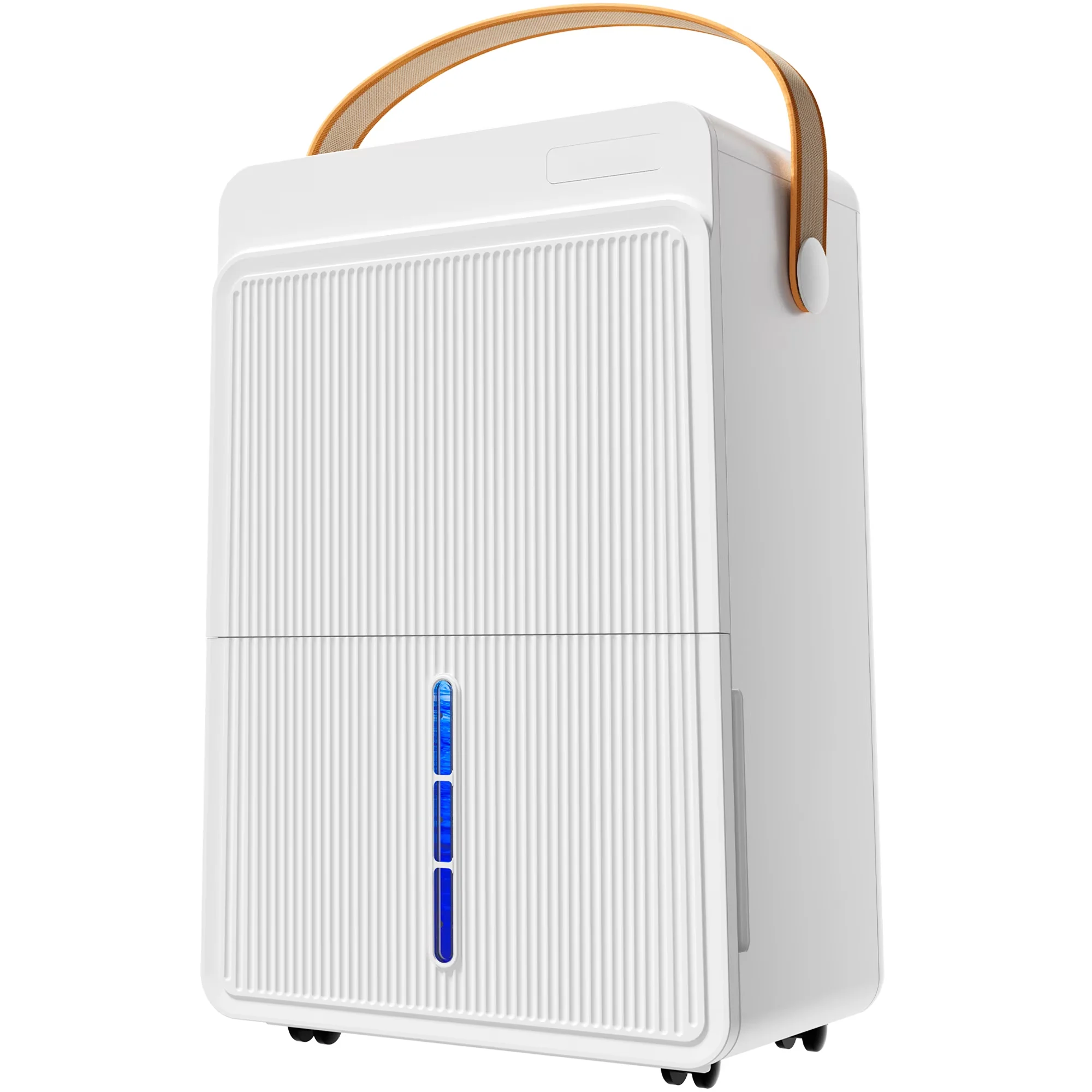 Efficient Dehumidifier with Bucket Full Indicator, Automatic Defrost Control, Adjustable Humidistat - White for Large, Rooms Model 242279