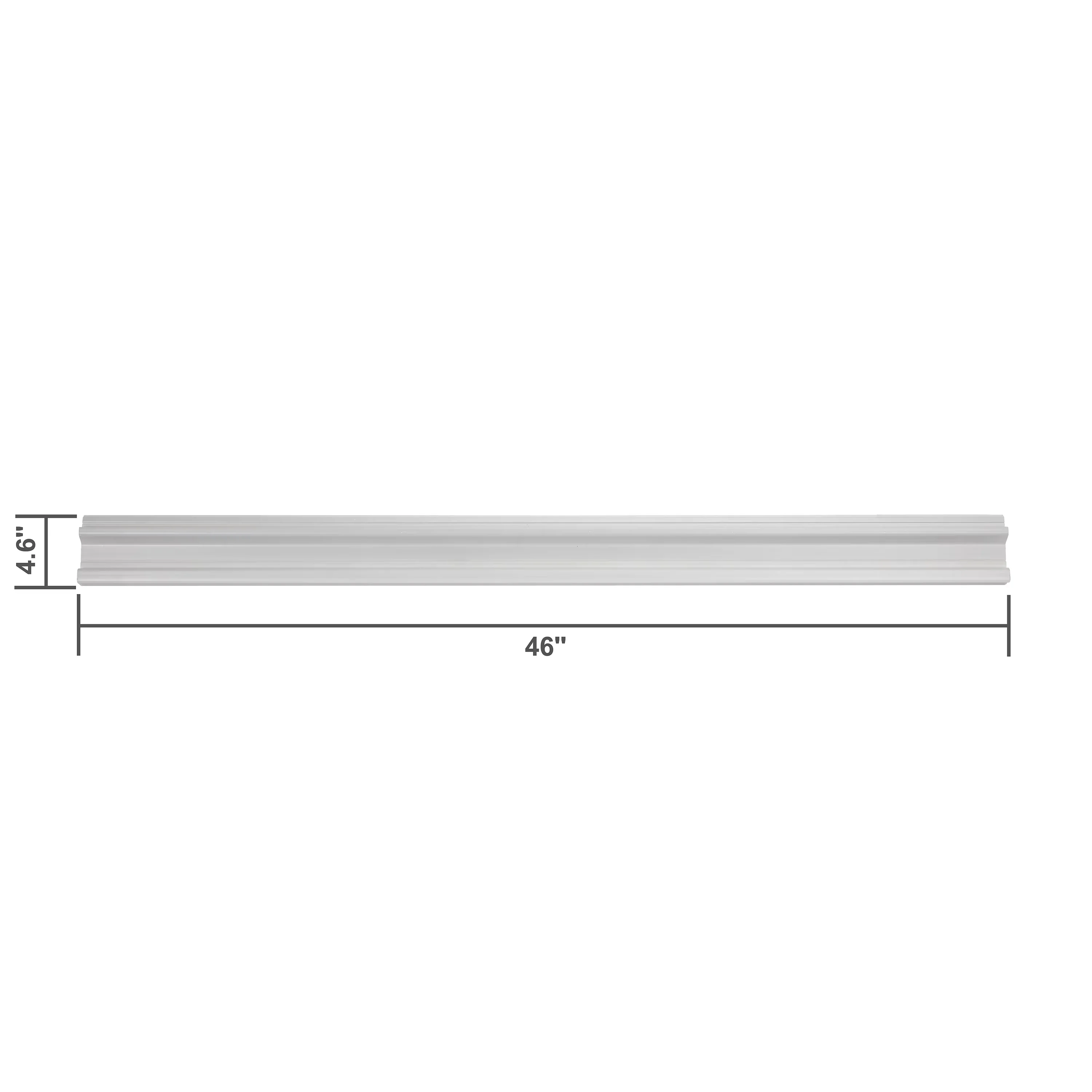 Toolstorage Quality with Mounting Hardware Included, Holds up to 75 pounds Per Liner Foot - Resin Gray Model A89215