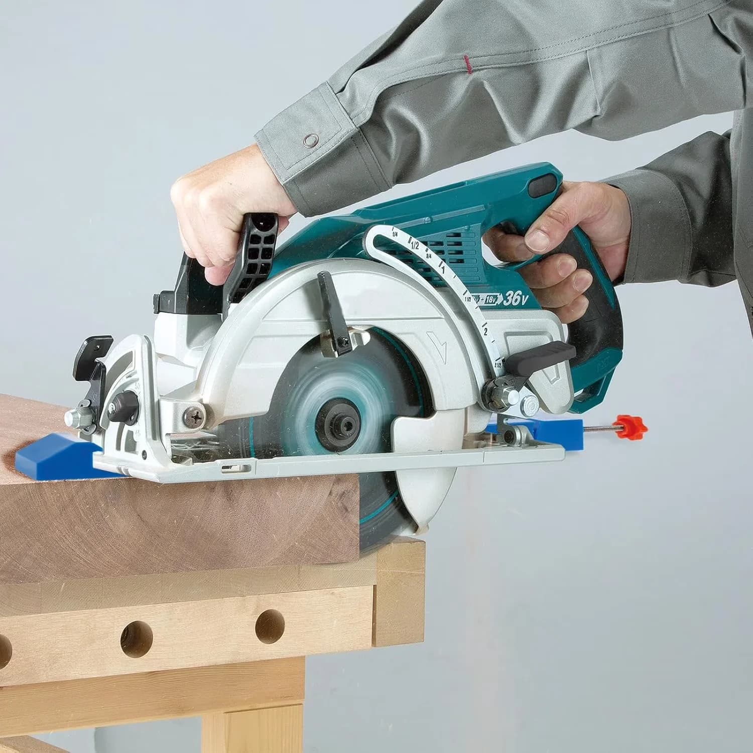 Power Saw Durable with Adjustable, Fits 4-6 inch Saws, Milling Clamp and Precision Base - Model 7C4E0A