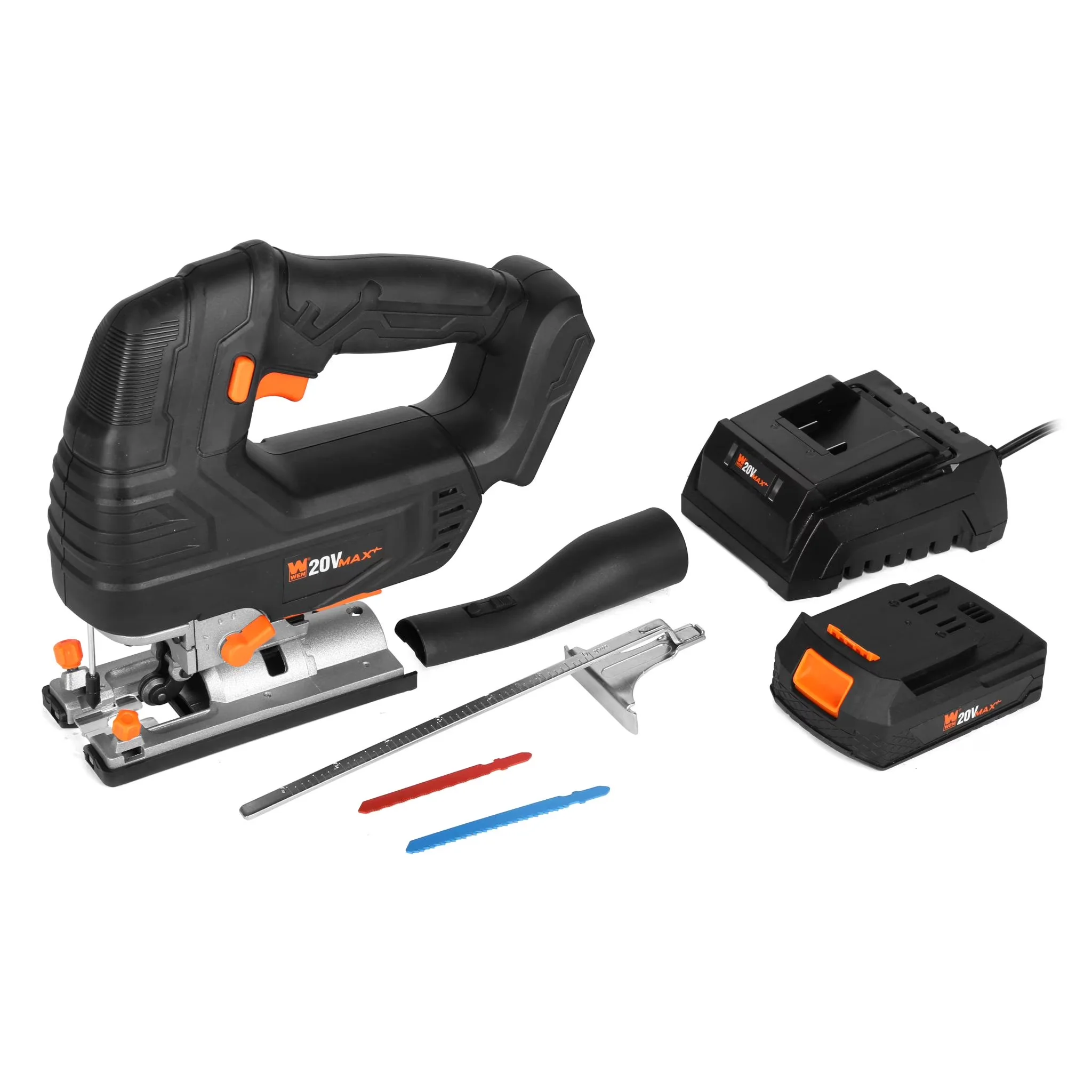 Reliable Power Saw with Battery, 20V, 20V Max Cordless Brushless Jigsaw - Model 17A0EE