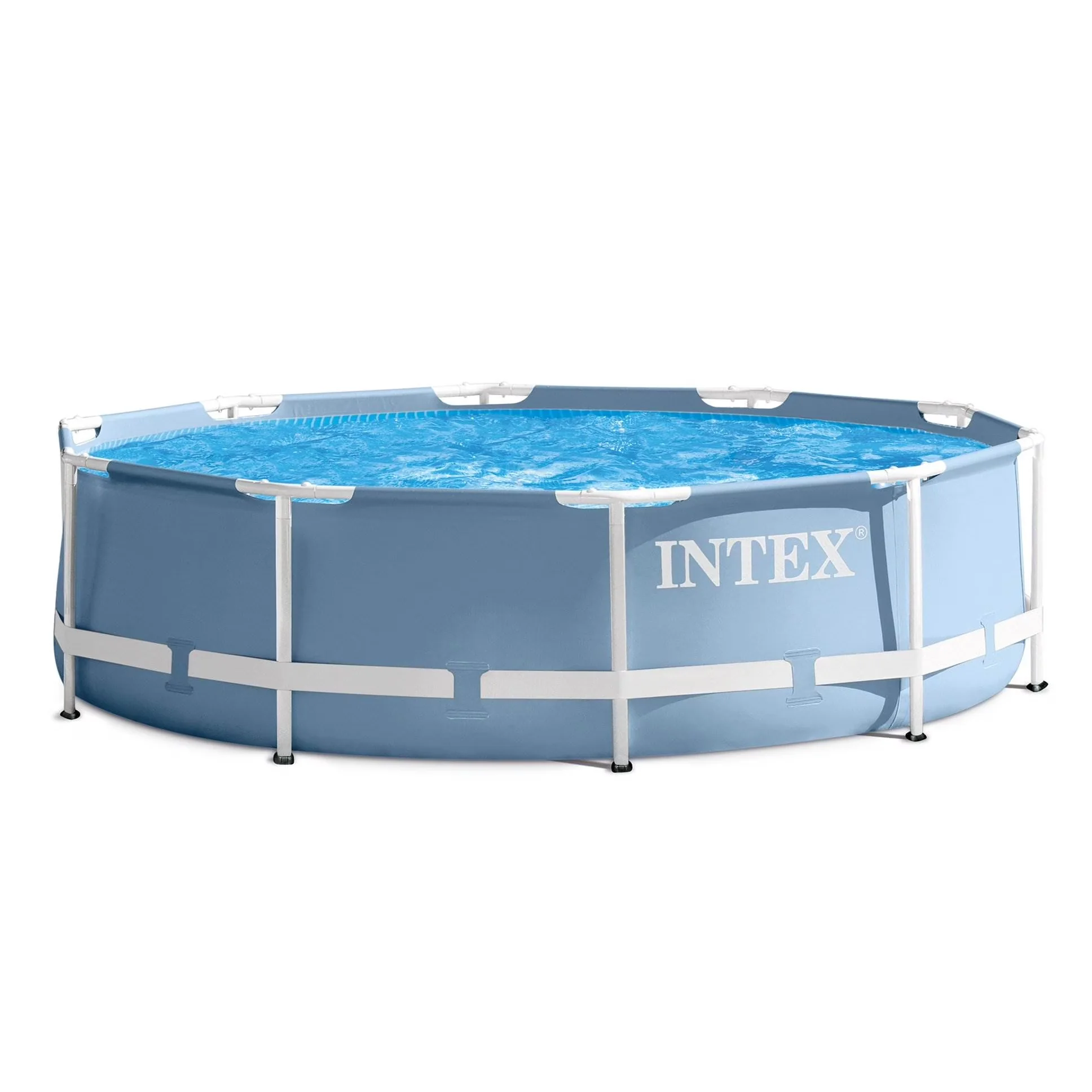 Sleek Above Ground Pool with Puncture Resistant, Durable and easy to assemble - Gray Model 0CD62C