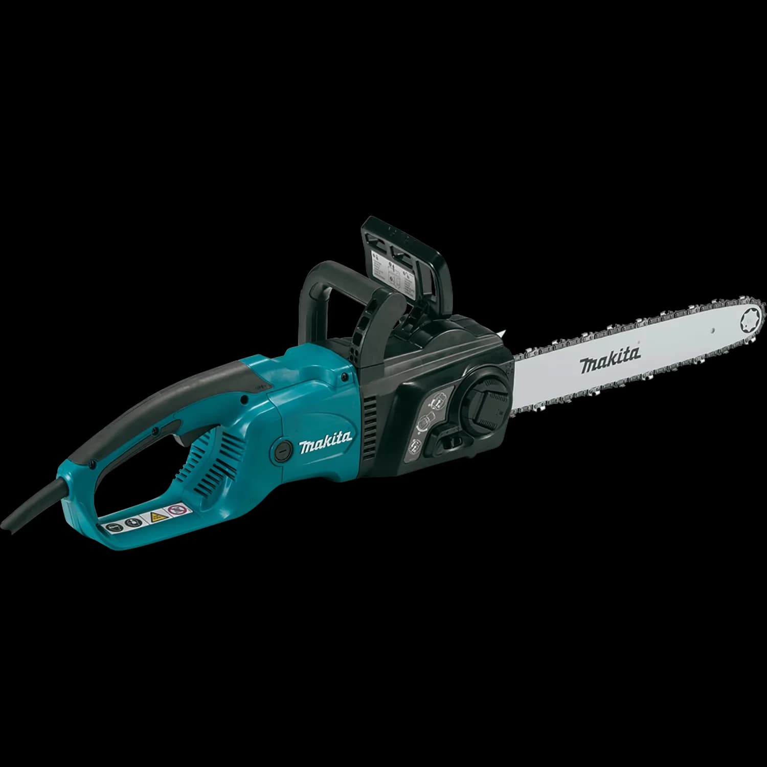 Compact Chainsaw with Chain Brake, Automatic Chain Oiler, 16" Electric Chain Saw - Blue Model E19D8E