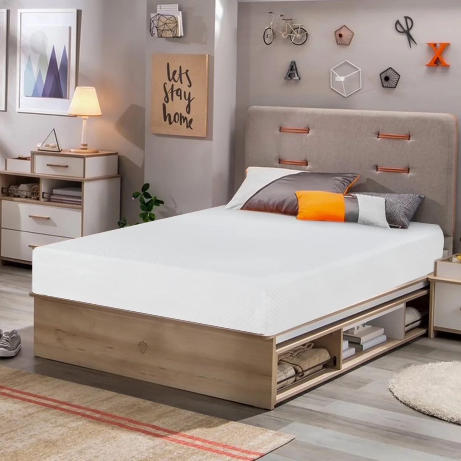 Durable Mattresses Accessory with Mattress-In-A-Box, Hypoallergenic - Memory Foam Model 42A8F7