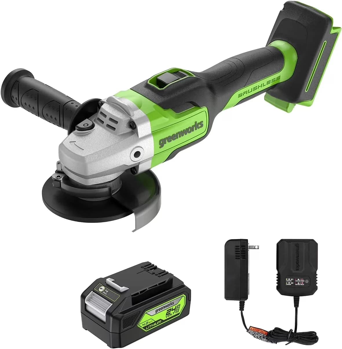 Woodworking Premium with Battery, 24V, 4Ah Battery & 2A Charger - Green Model E07E9D