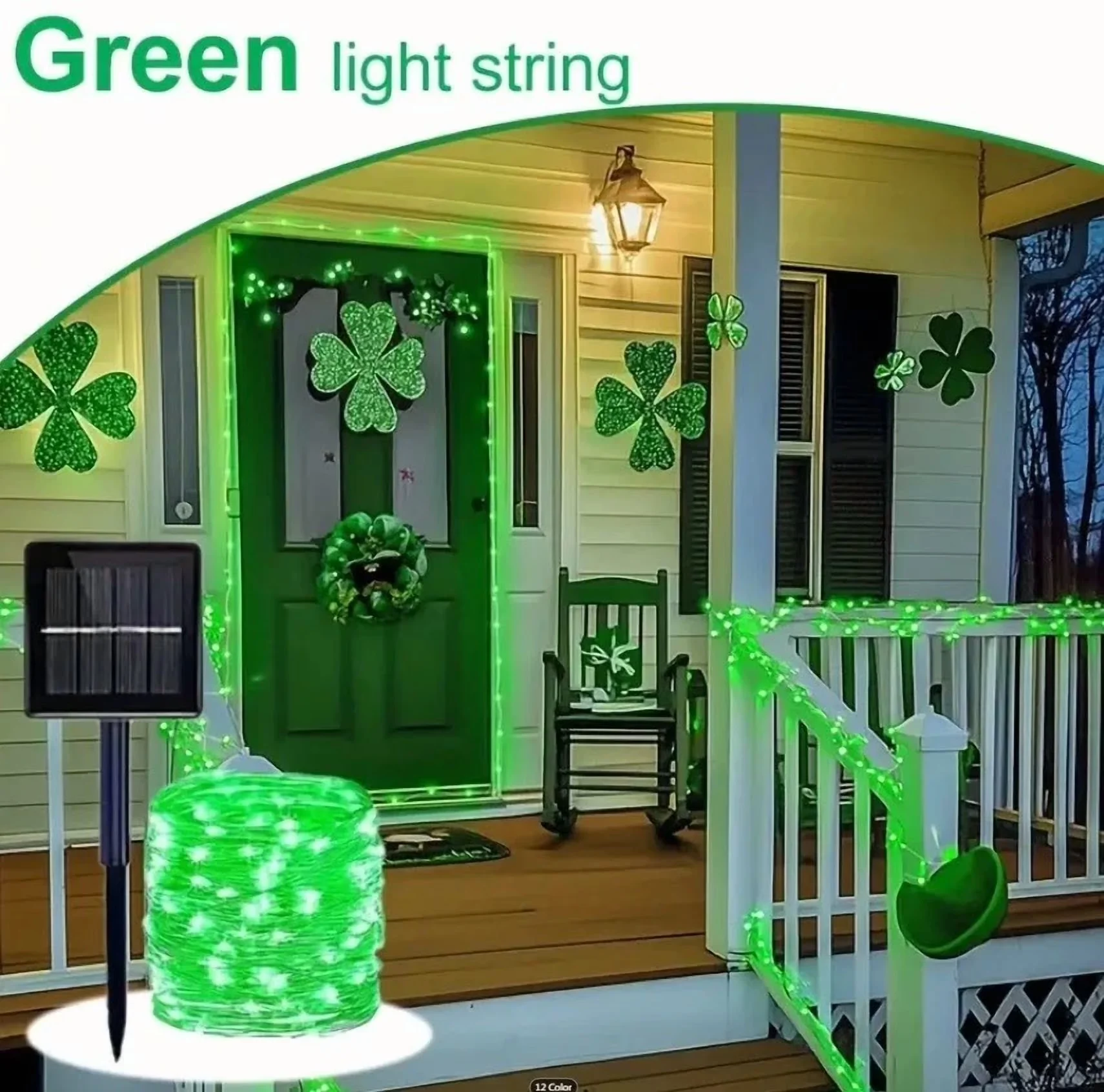 Novelty Light Compact with Solar, Waterproof - Multicolor Halloween - Reliable Performance Model 85890C
