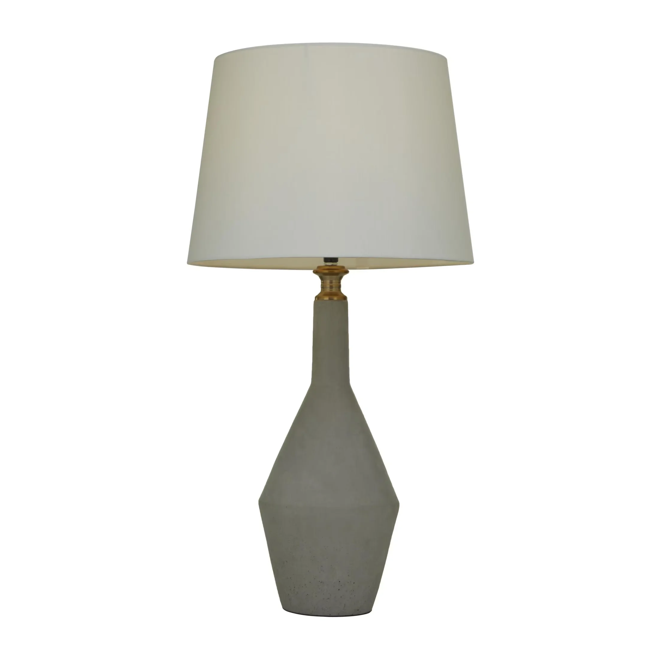 Lamp Essential with Incandescent, Accent Lamps, 30" Gray Table - Gray Cement Model 32F83B