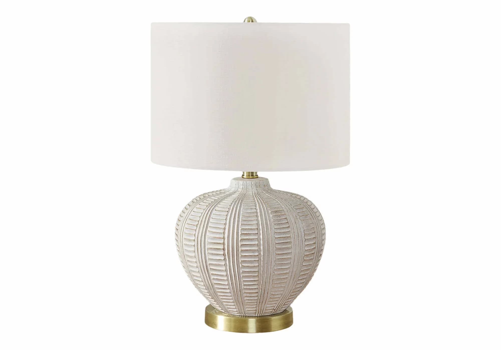 Durable Table Lamp with LED, Dimmable, Farmhouse - Multicolor Resin Lighting Model 9CFA5E