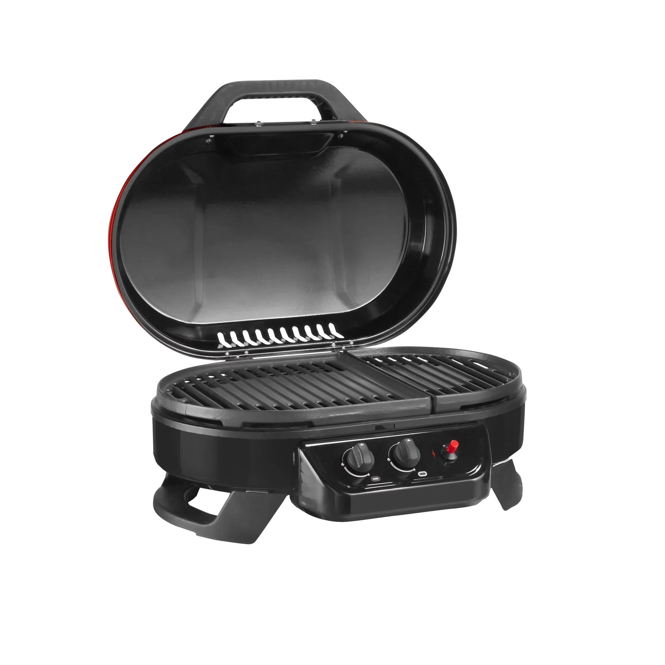 Modern Gas Grill with Portable, Arrives fully assembled, Black - Steel Model E6856A