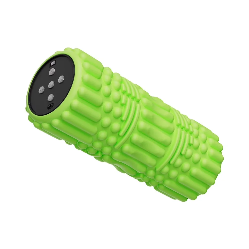 Essential Home Gym Accessory with Battery, Vibrating - Green Eva Foam VibroRoll Model 9D8556