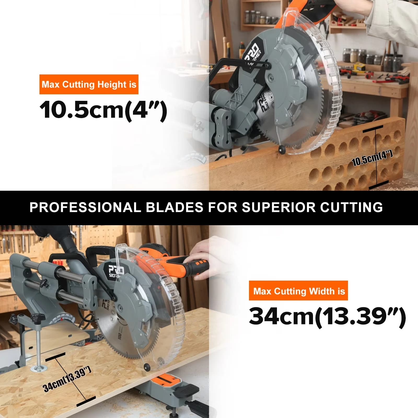 Power Saw Innovative with LED, Adjustable, LED Precision Alignment - 12 Model C47B1A