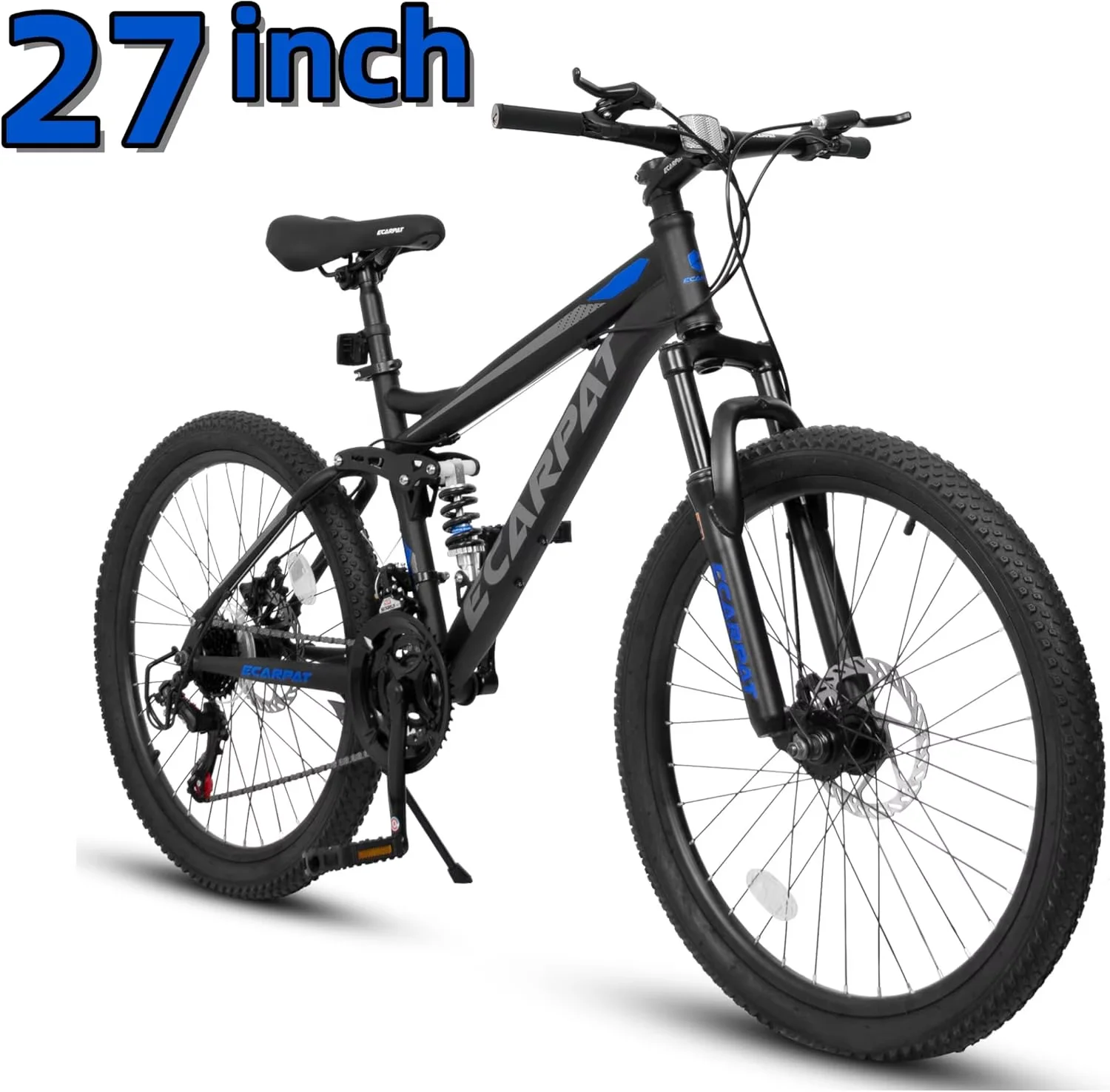 Versatile Mountain Bike with Double Disc Brake, Steel Frame, Suspension Fork - Gray Model C58362