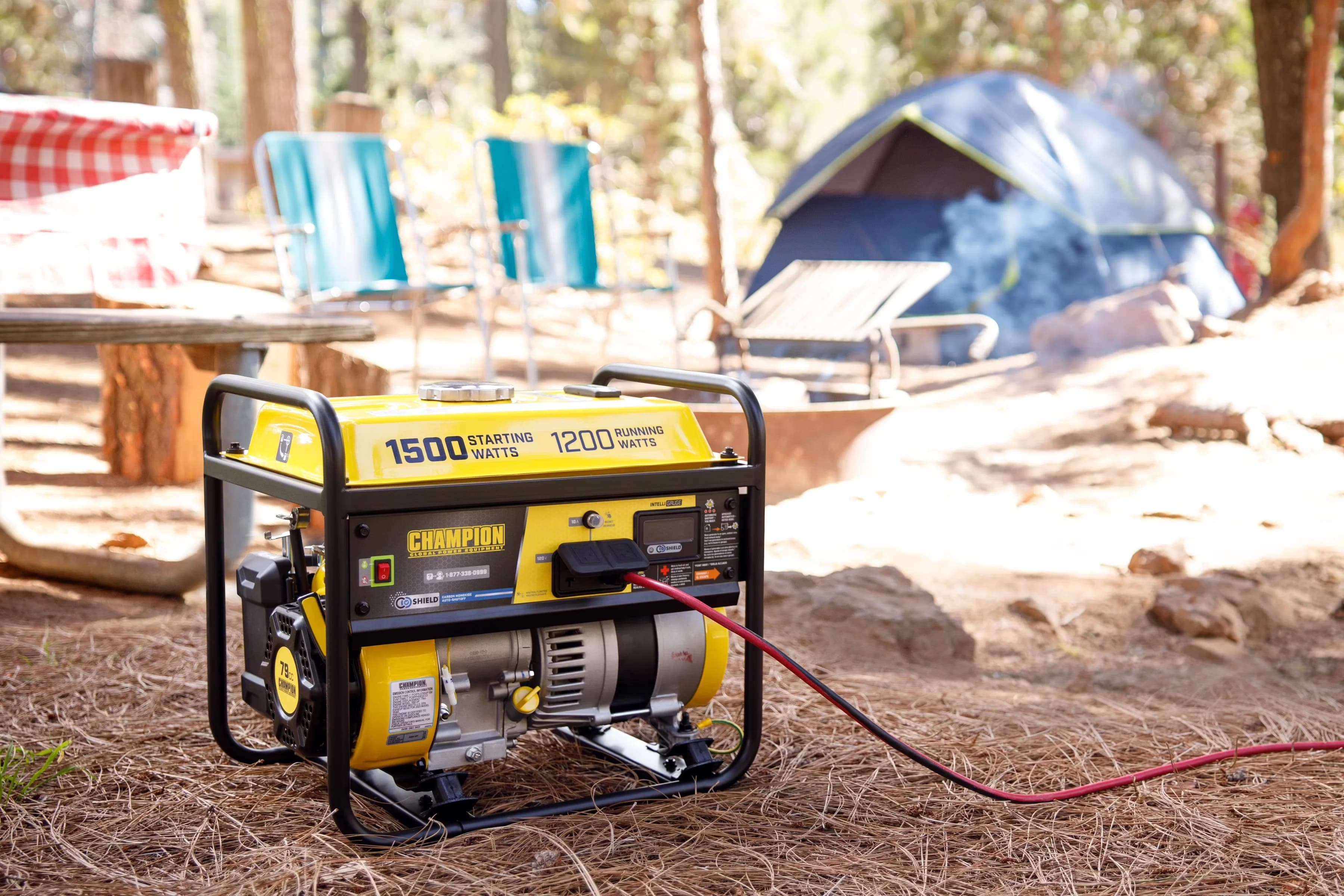 Sleek Generator with 1200W, Co Shut-Off, 1200-Watt Portable - Industrial Grade Model E95195