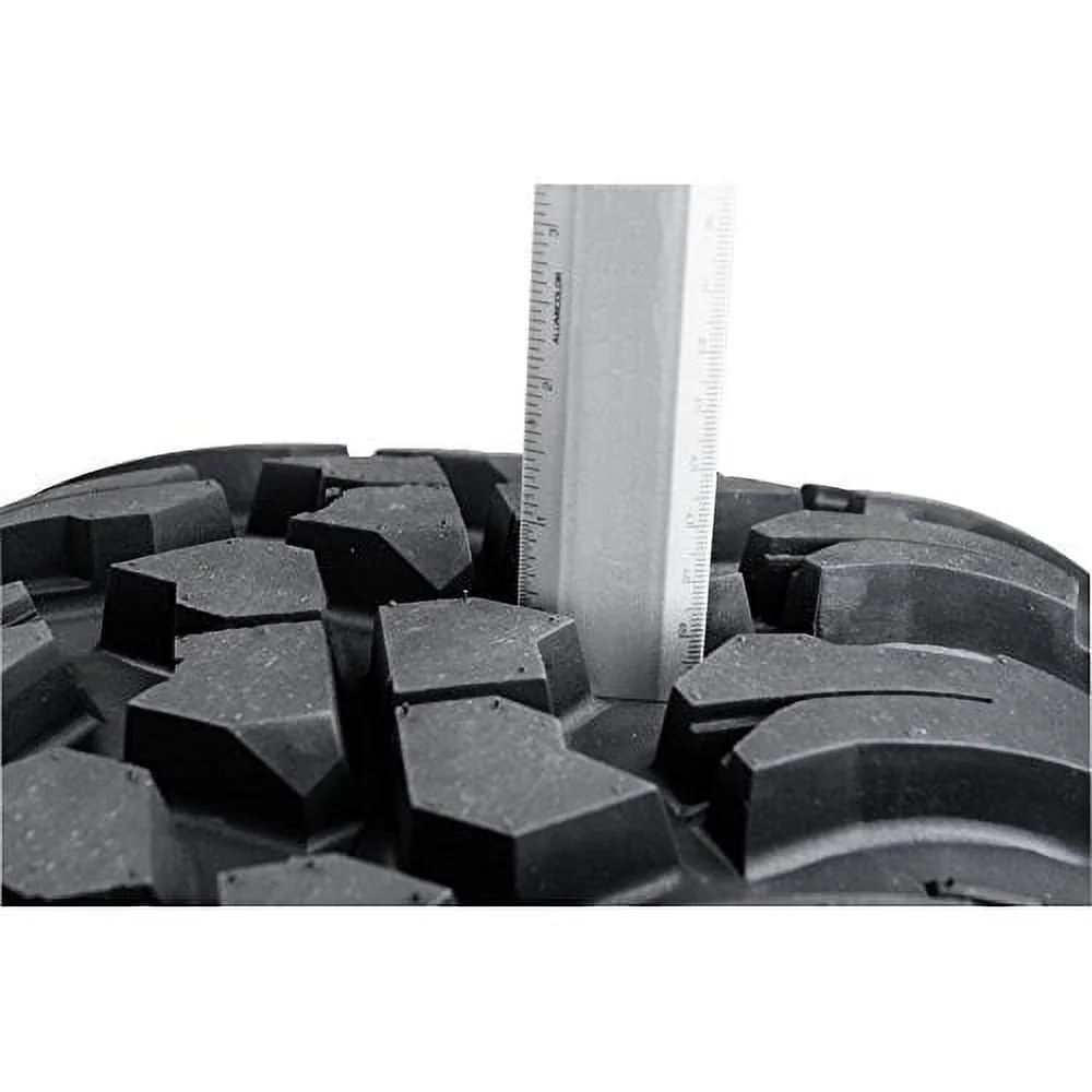 Sleek Atv Tire with Set Of (2) 25x8-12 (2) 25x10-12 Tires, Tread depth: 3/4 inch., Excellent off road performance. - Model 02FFED