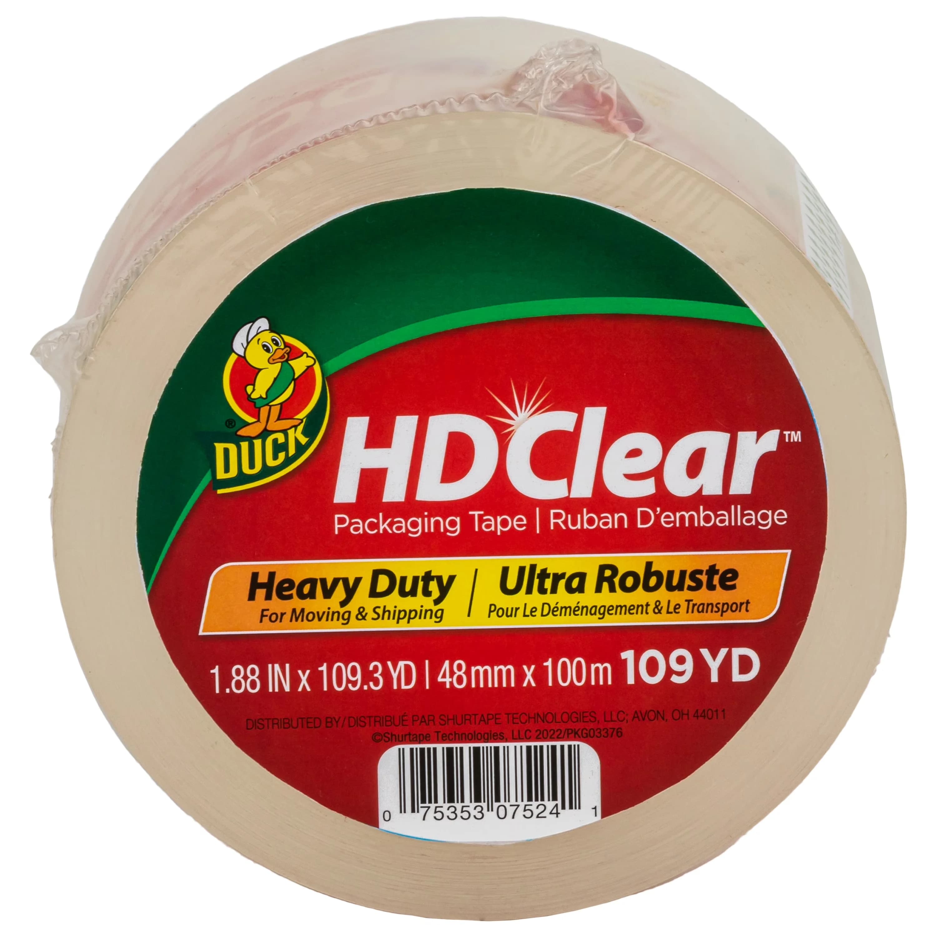 Quality Building Material with Clear, 1.88 in. x 109 yd, 1 Count - Clear Acrylic Model 68AED1
