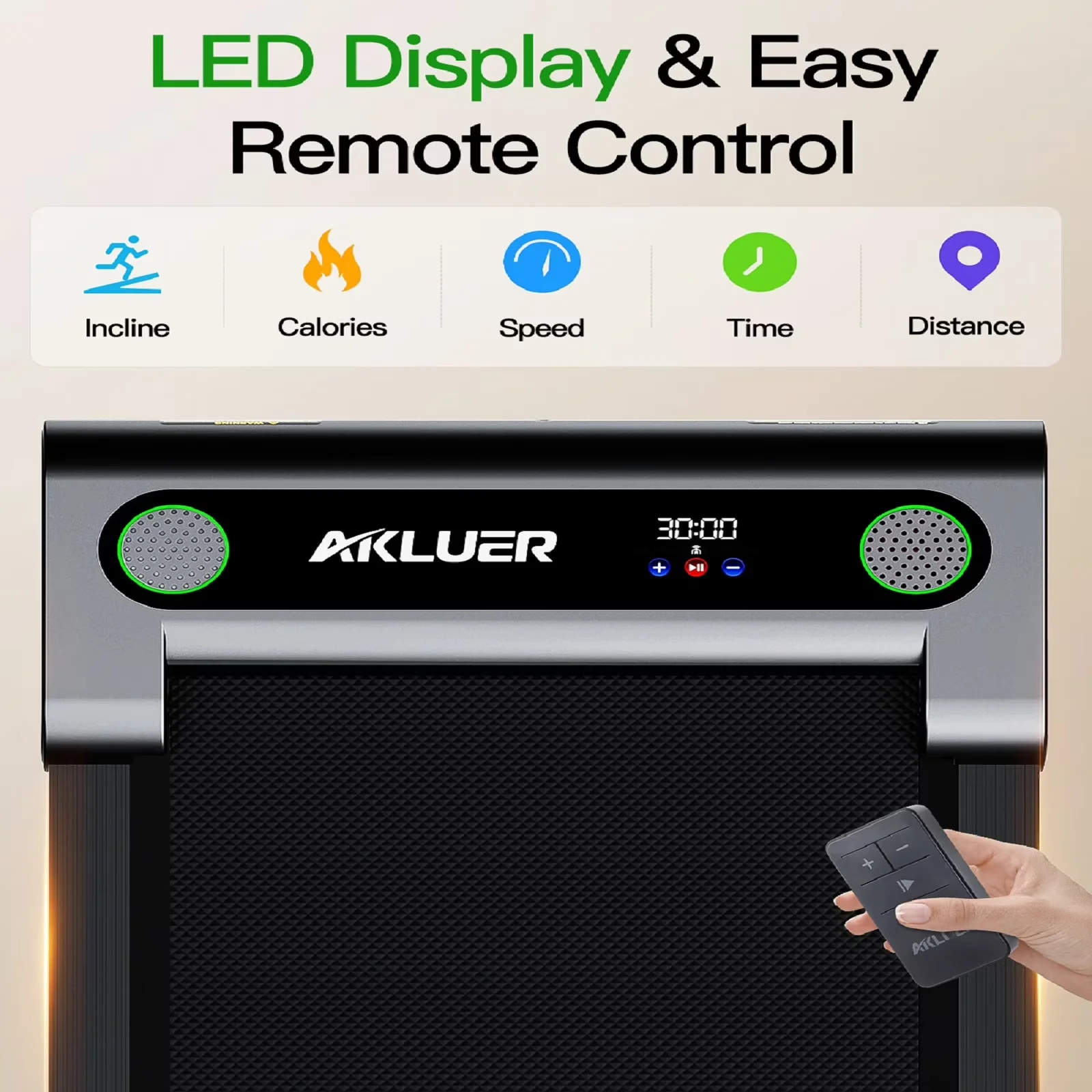Durable Home Gym with LED, Adjustable, Walking Pad With Incline - Alloy Steel Model B910A7