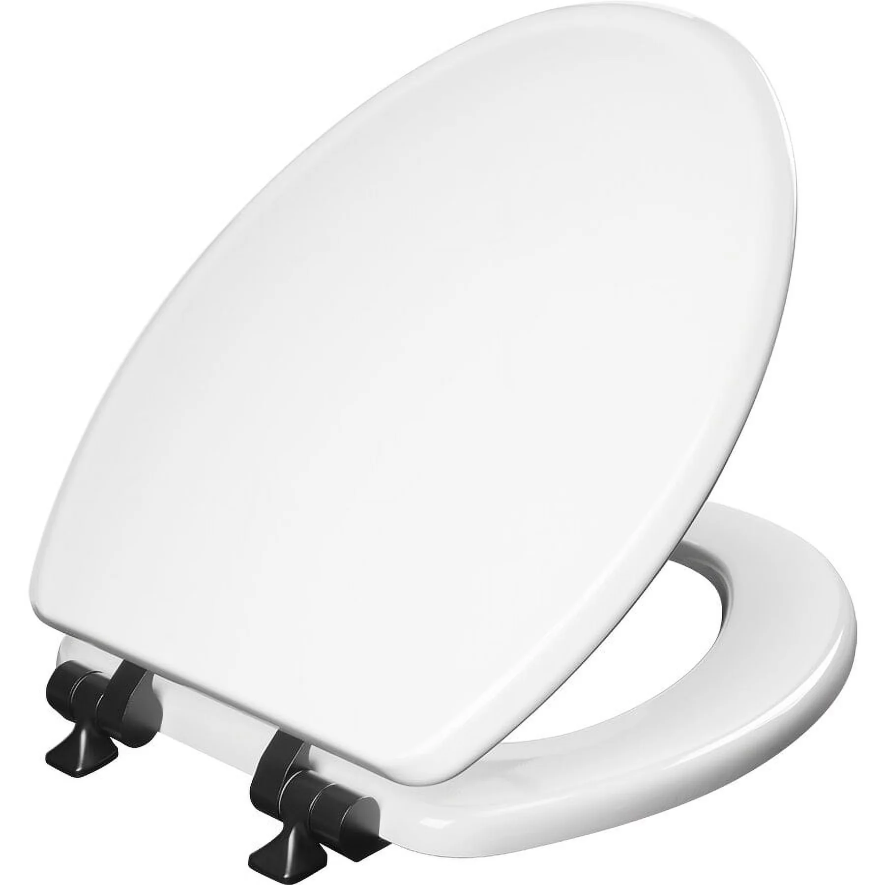 Innovative Toilet Seats And Lid with Seat Secure - Enameled Wood White Model EF8F47