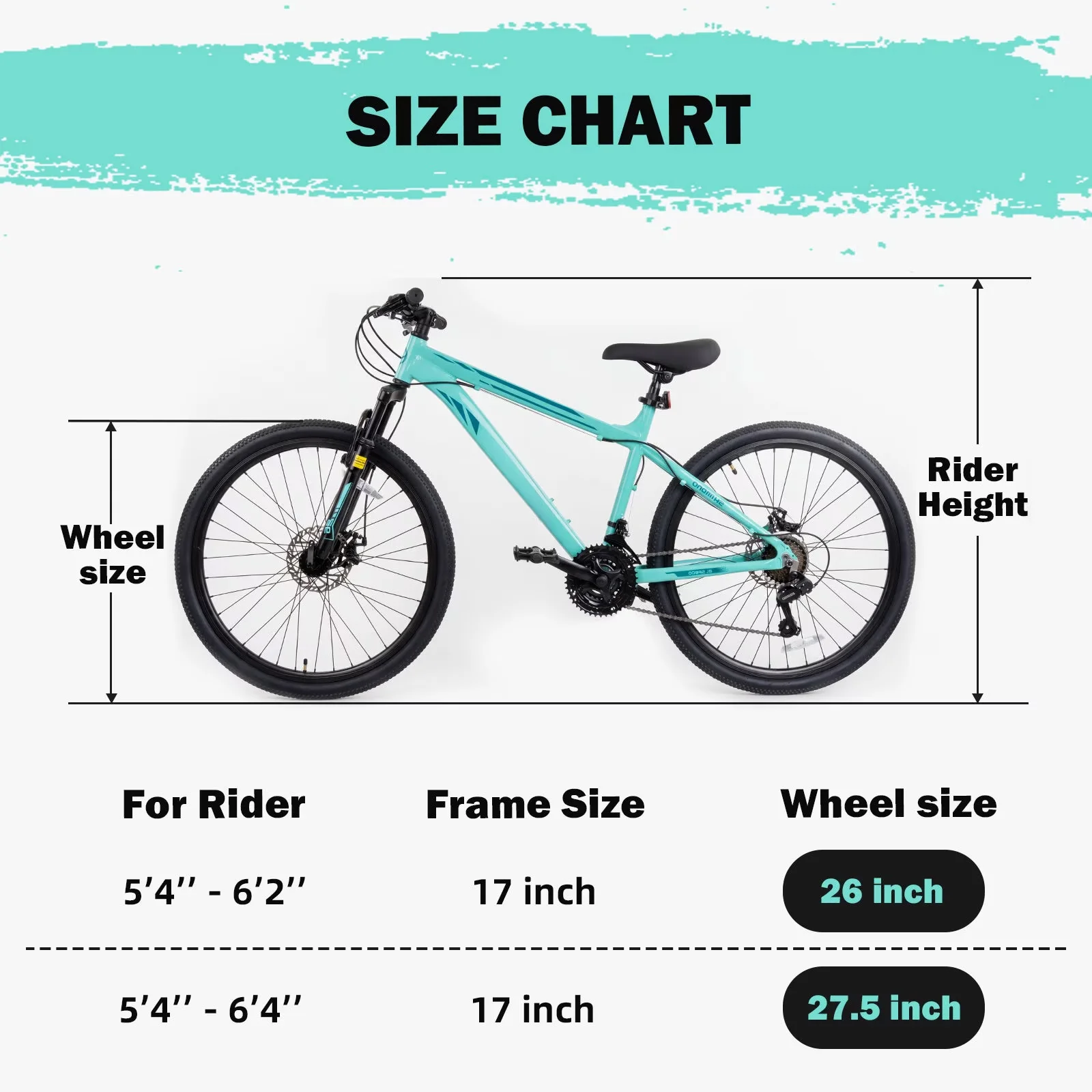 Premium Mountain Bike with Adjustable Seat, Lightweight, 26 Inch MTB Bicycle - Blue Model 9B0533