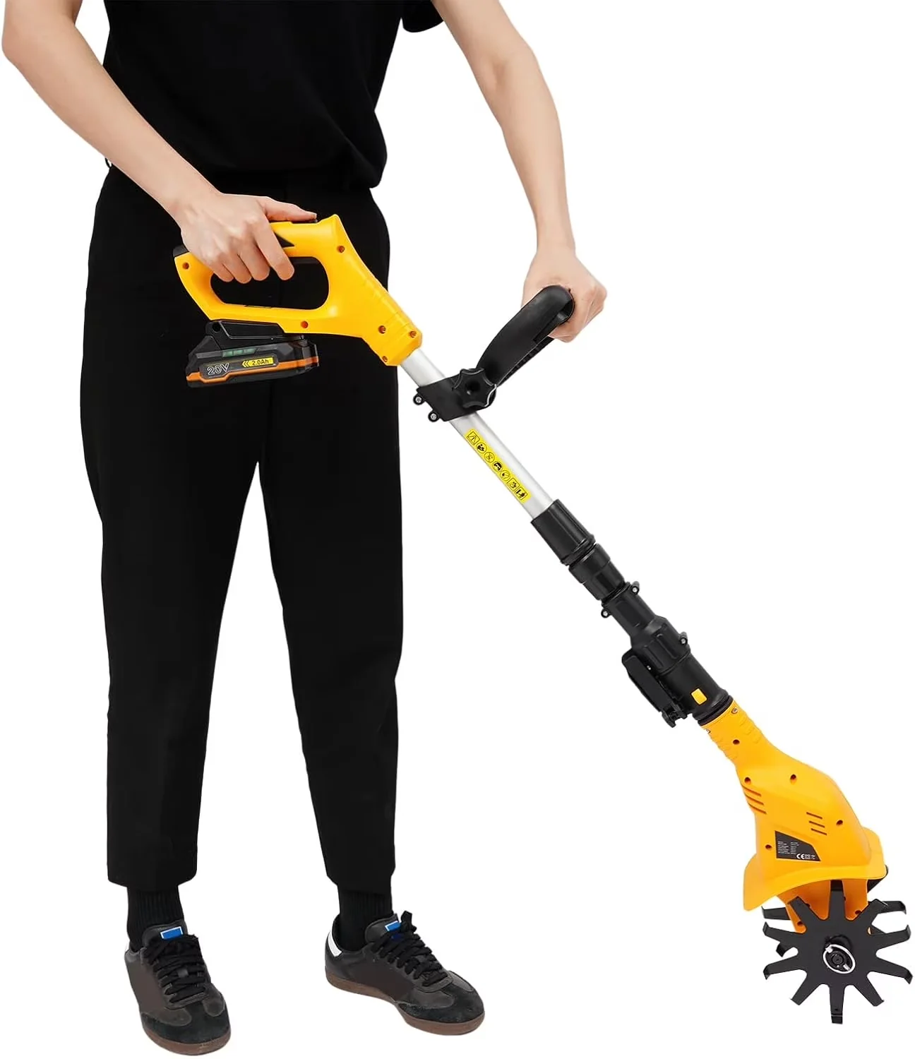 Trillers Cultivator Stylish with Battery, 20V, 20V Cordless Tiller for Home and Office - Model 52C733