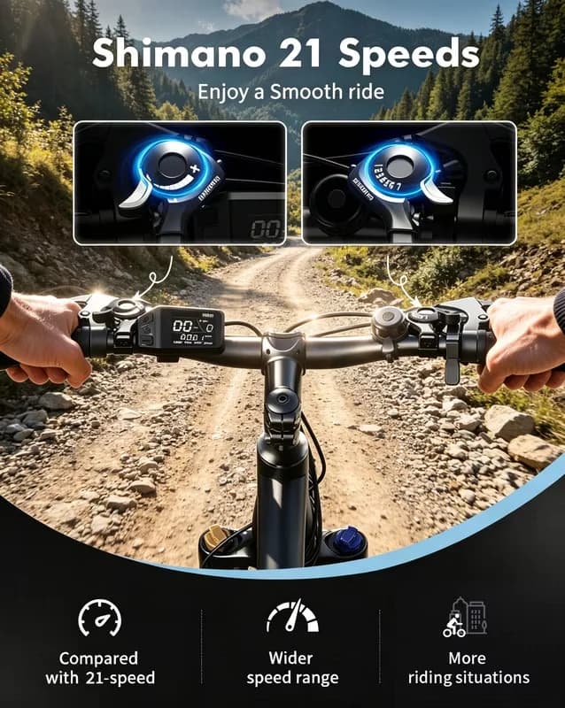 Innovative Electric Bike with Battery, 500W, Racer 27.5" Bicycle - Black Model 70E951