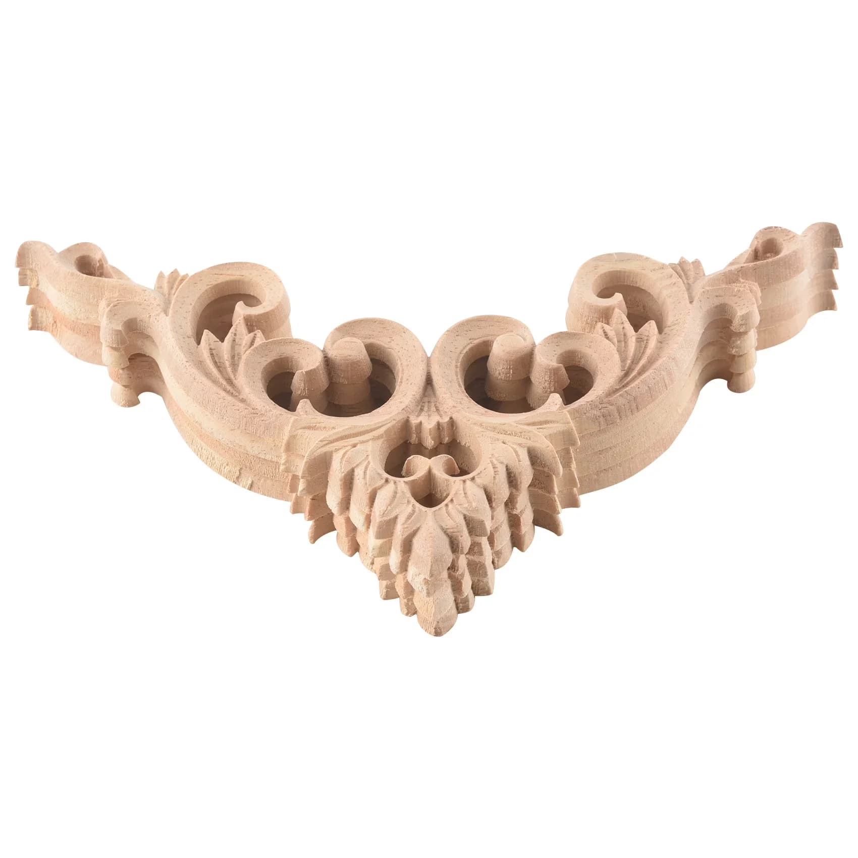 Modern Building Material with Traditional - Rubber Wood 15x15cm 4Pcs for Home and Office Model 34983B