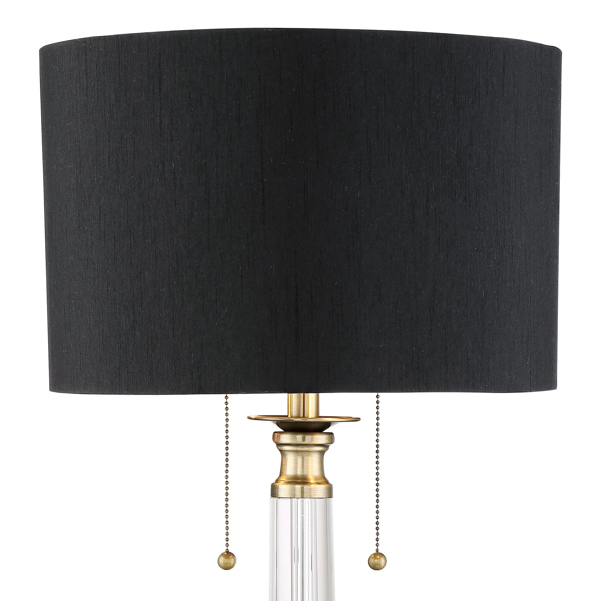 Modern Lamp Set with Glam - Glass And Metal Clear Stephan - Easy to Use Model 5DD01F