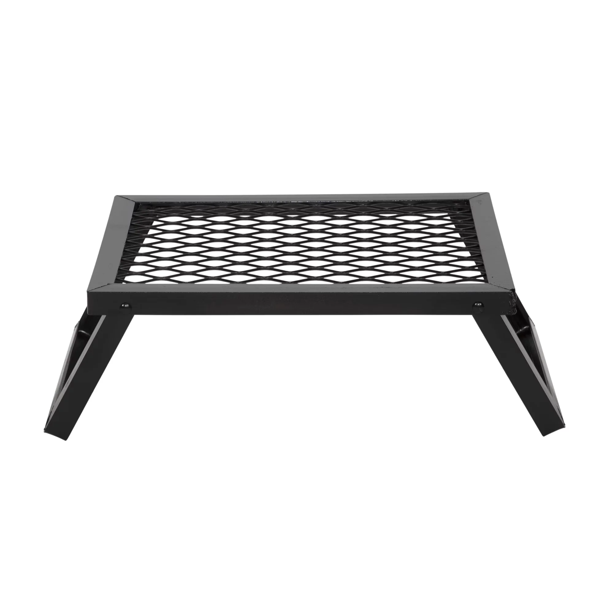 Flat Top Grill Efficient with Foldable, Heavy-Duty Camp - Black Steel - Durable Build Model ACF103