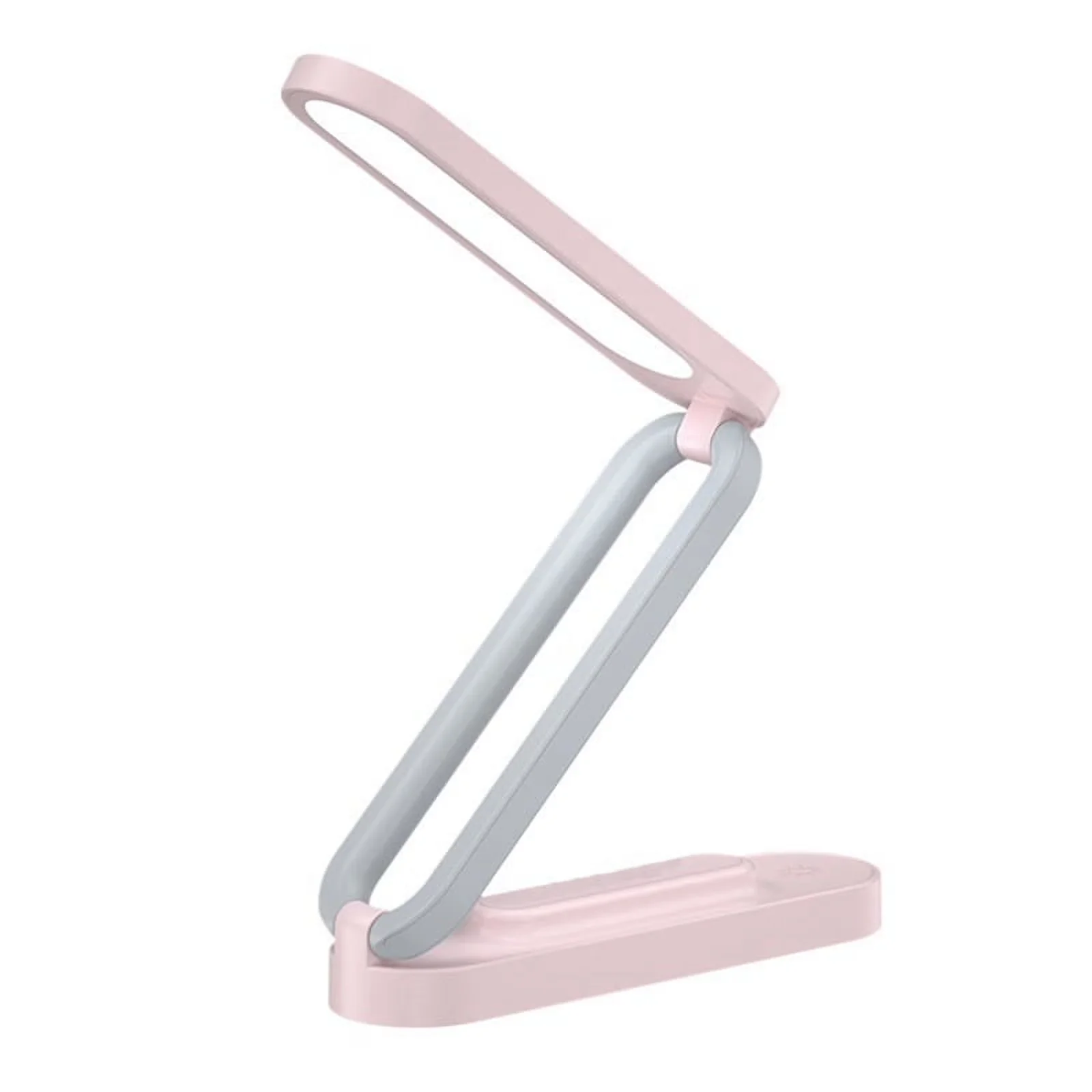 Desk Lamp Compact with LED, Battery, Task Lamps - Pink Abs for Office, Home Model 4B051F