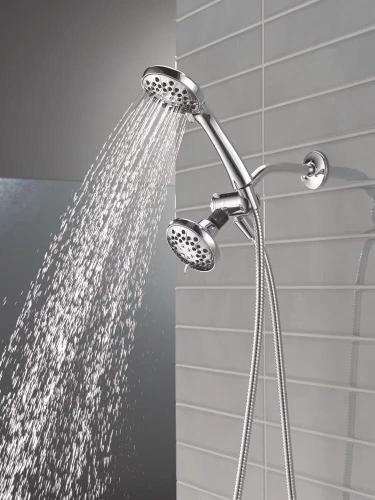 Bathroom Renovation Reliable with Adjustable Stream, Easy Installation, Adjustable Heads - Abs - Plastic Model EBDB33