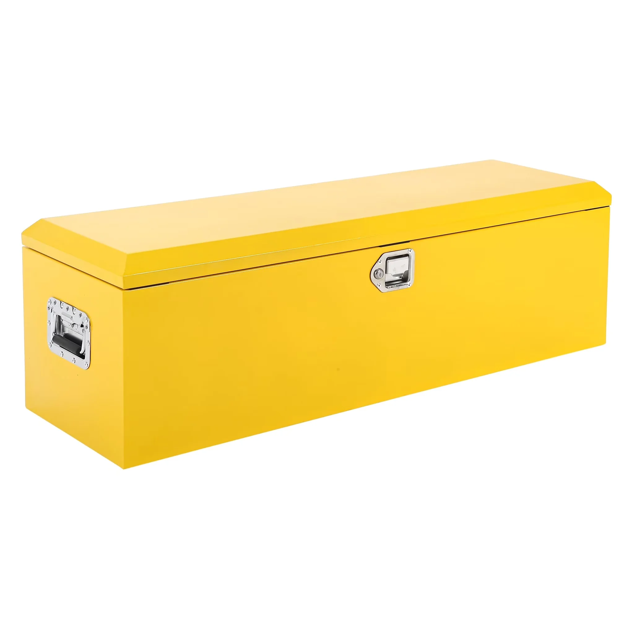 Classic Toolstorage with Lock & Keys, Side Handles, Secure Storage Chest - Aluminum Yellow Model E9AFC8