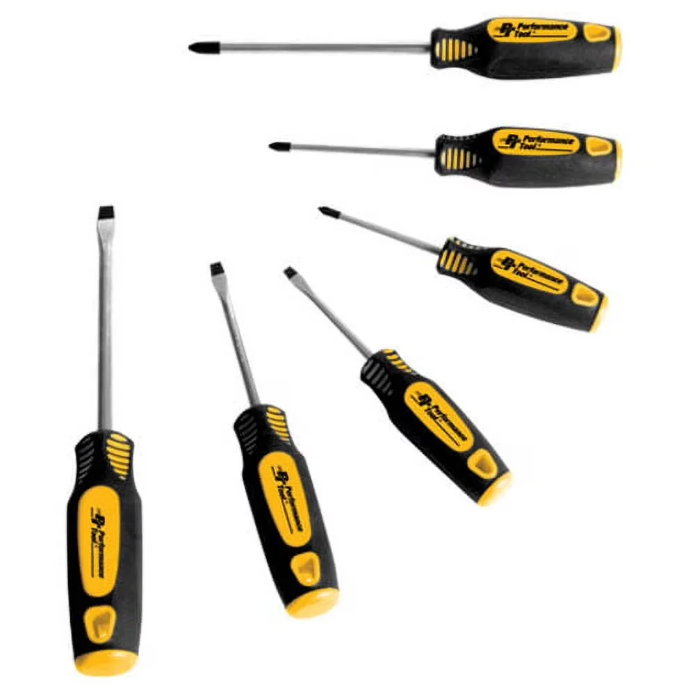 Innovative Hand Tool Set with Easy Installation, 6 PC - Alloy Steel Multicolor Model D756DC