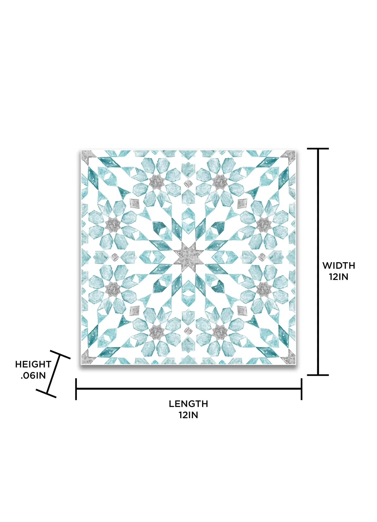 Reliable Grey Vinyl Flooring Vinyl Plank Flooring with Easy Installation, Residential use - Vinyl Blue Model FEA517