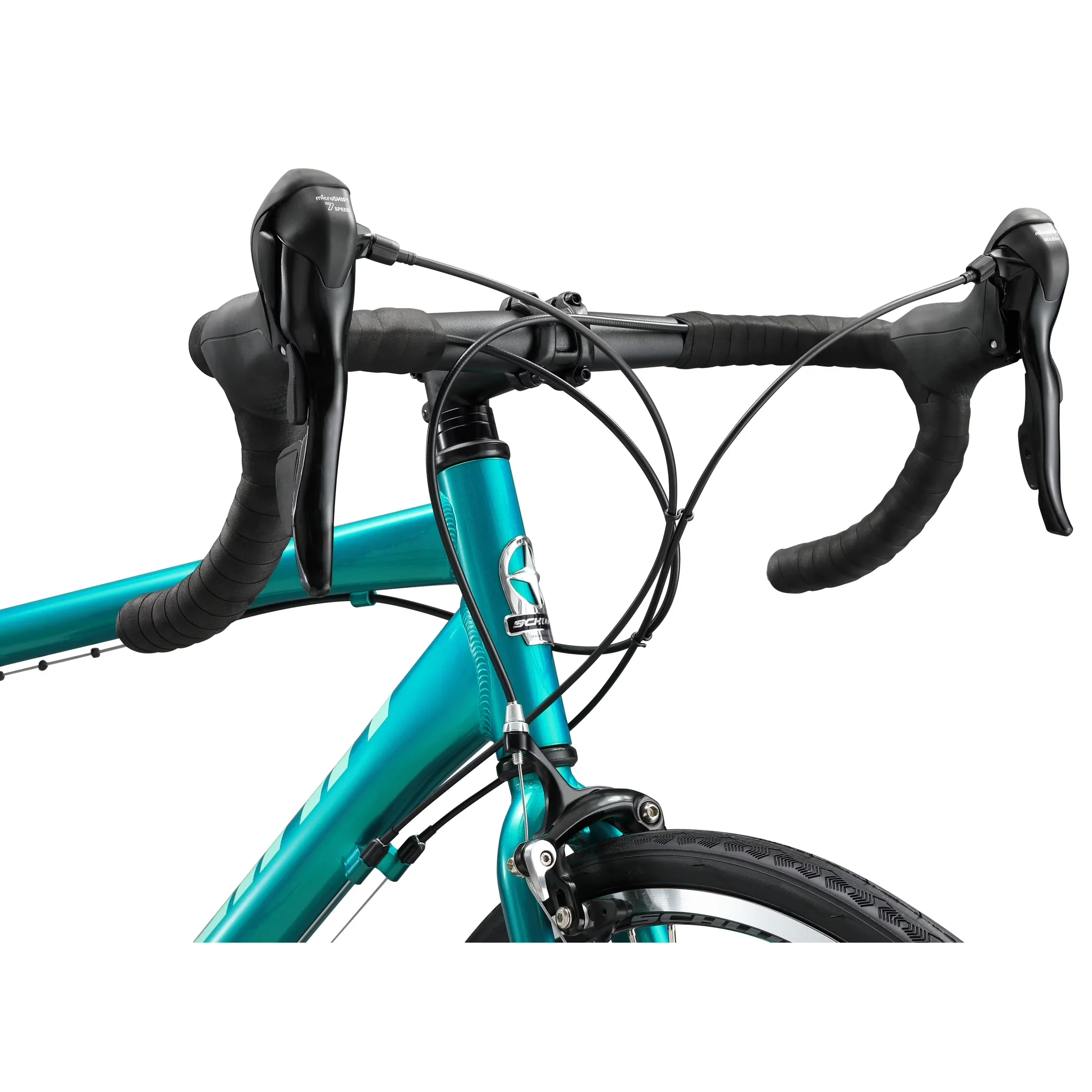 Versatile Road Bike with Adjustable Seat Height, Phocus 1400, 700c Wheels - Teal Model 390778