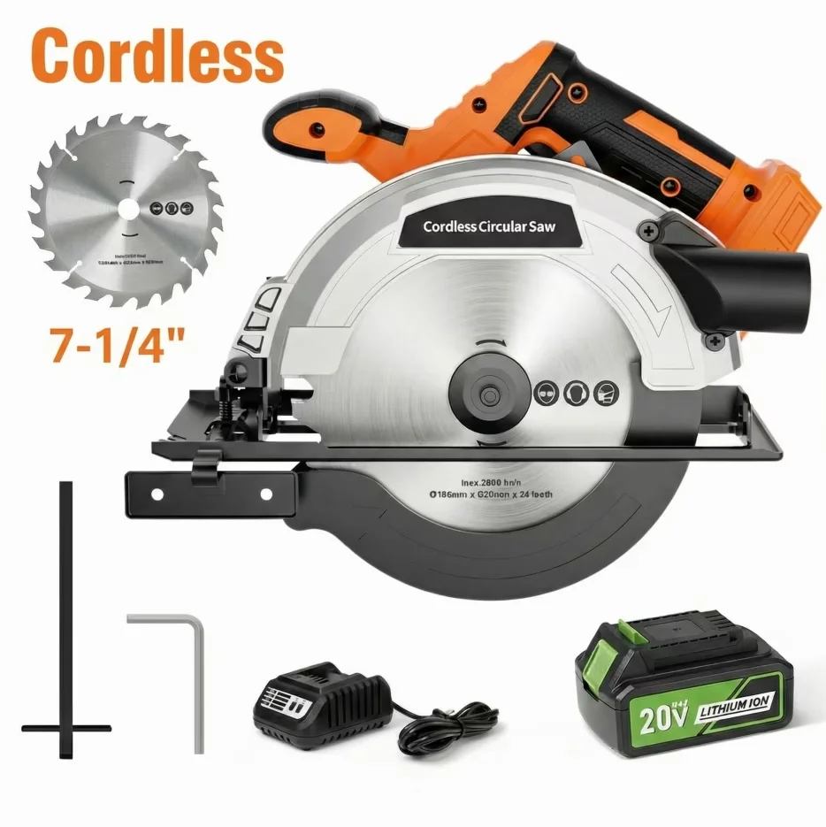 Classic Power Saw with 20V, Easy To Control, Textured Comfort Grip - 7-1 Model AEC86A