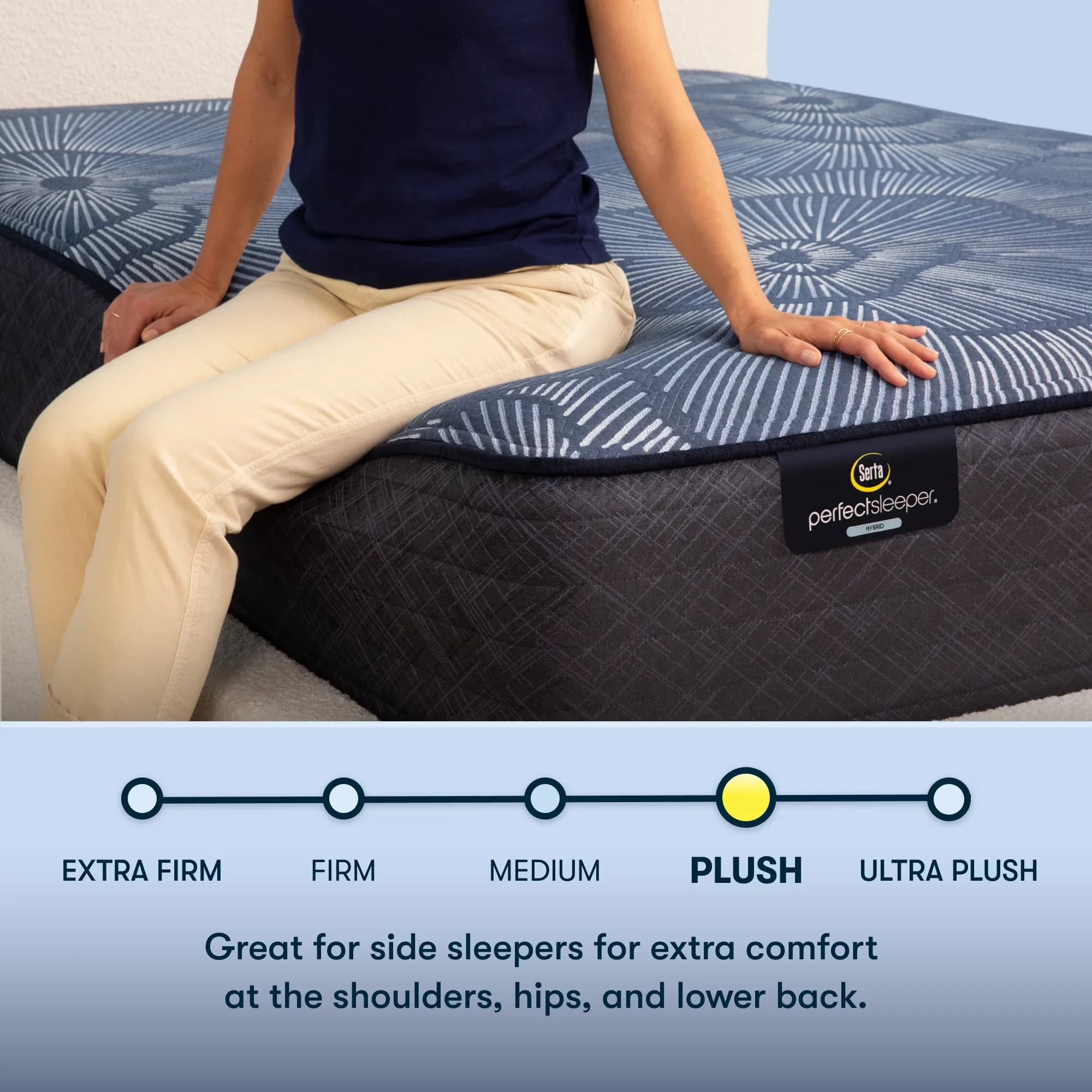 Mattresses Accessory Sleek with Antimicrobial, Cooling Technology, 14" Cal King Mattress - Model 42C5DA