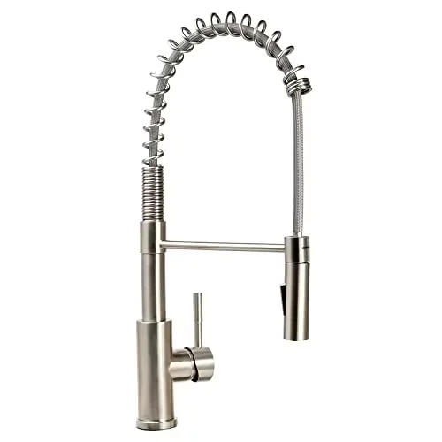 Durable Kitchen Renovation with Easy To Install, Single Handle - Stainless Steel Gold Model 8EBB34