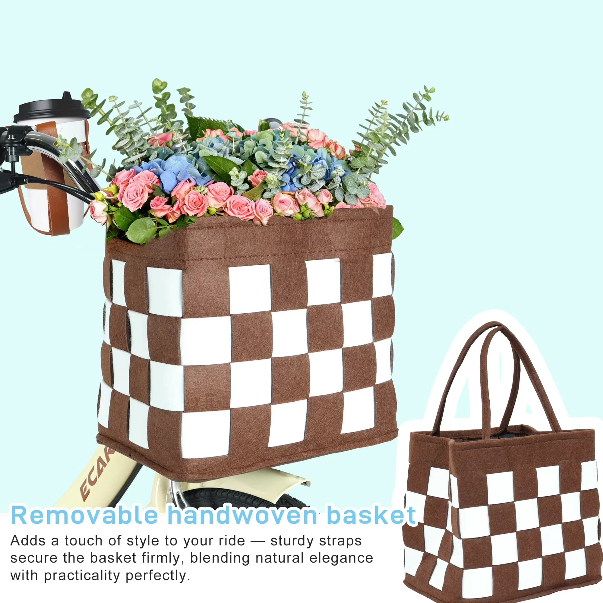 Stylish Cruiser Bike with Adjustable Speed, Adjustable Height, Beige - Beige Model BFBD43