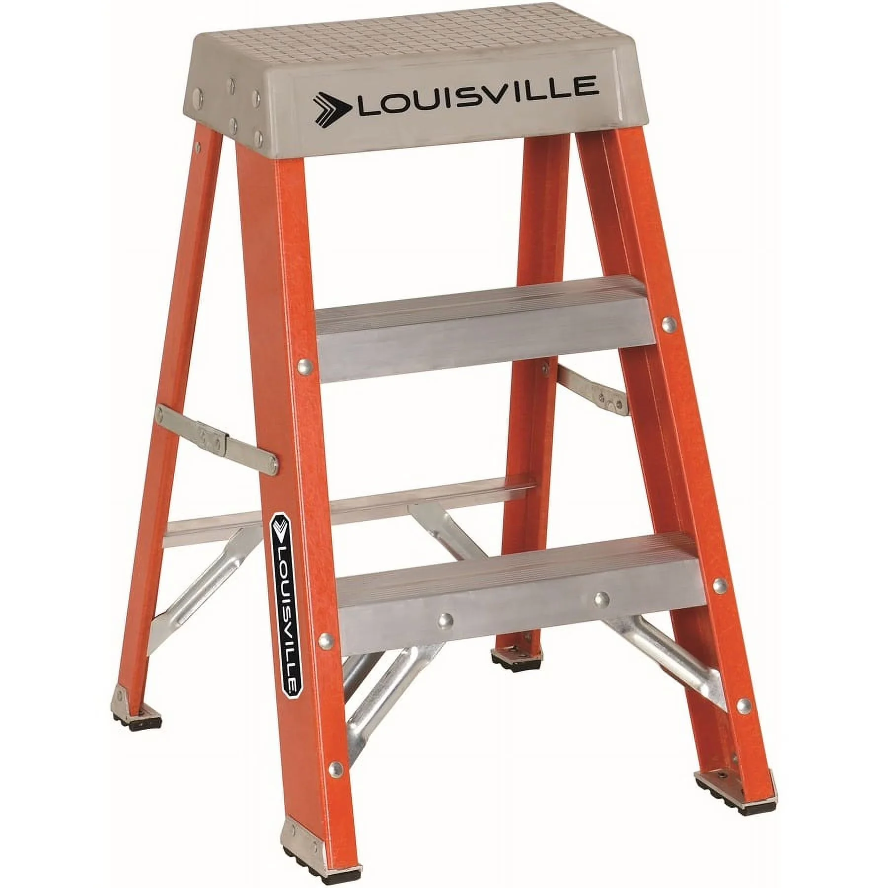 Versatile Building Material with Folding, Type IA, 300-Pound Load Capacity - Fiberglass Orange Model DBBFF7