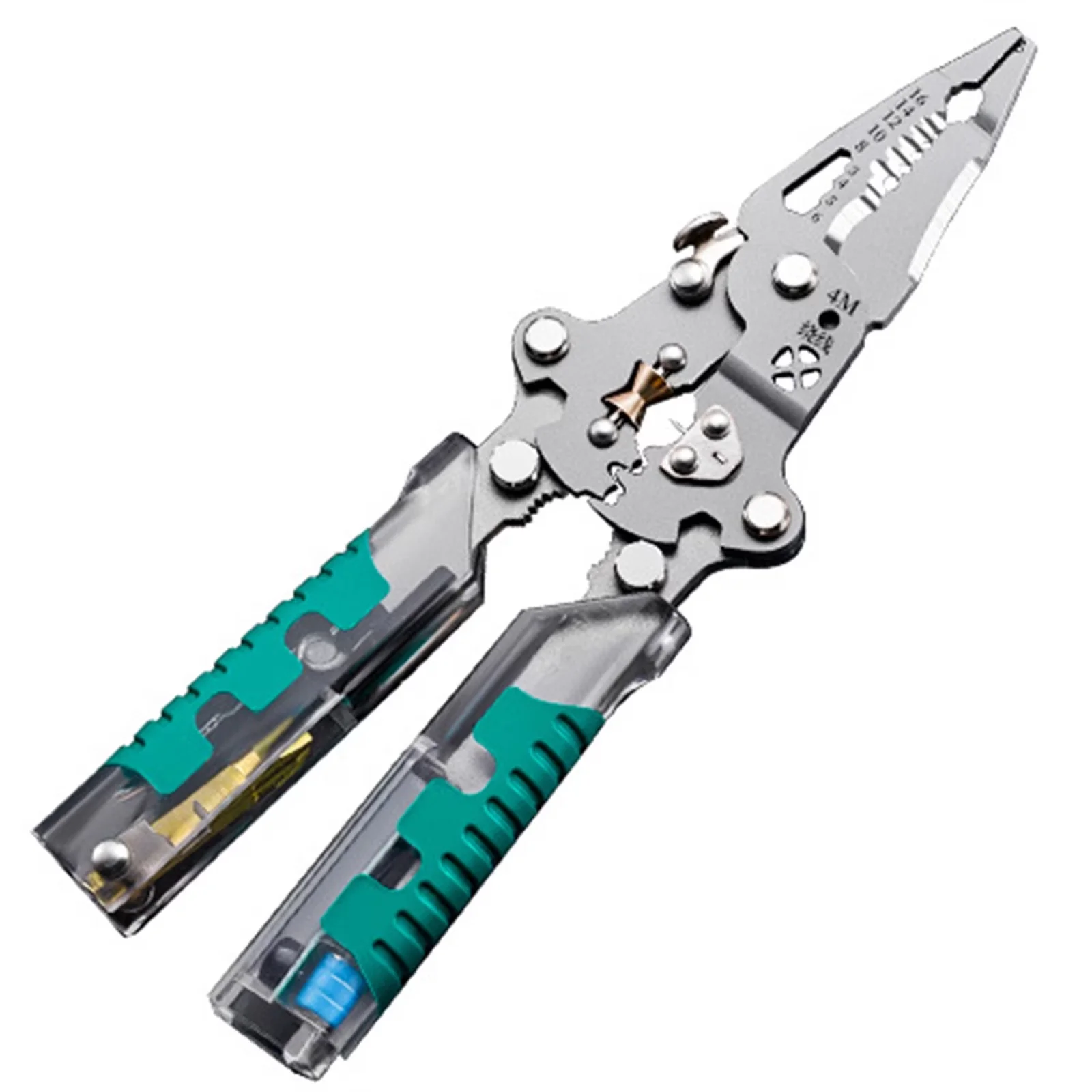 Woodworking Efficient with Folding, Wire Stripper, Folding Screwdriver - One Size Model 607E4C