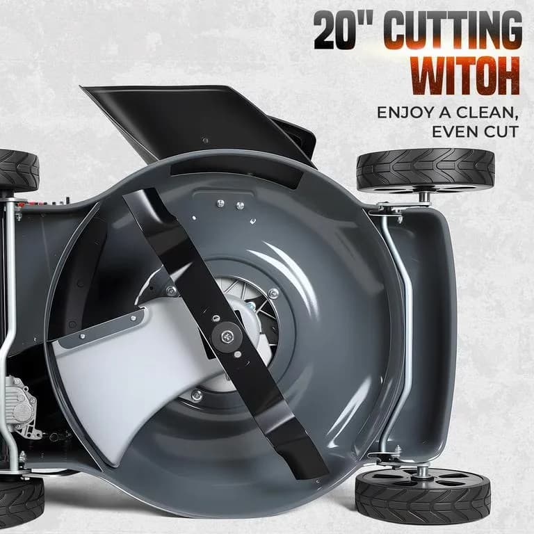 Essential Push Mower with Cutting Height: 25-75mm, Grass Catcher Capacity: 60L for Large - Model E29EB8