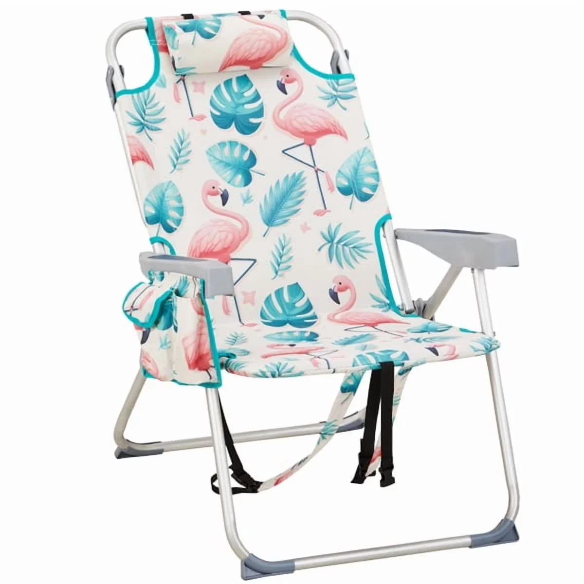 Classic Beach Chair with Folding - Silver N001 for Everyday Use Model 58D21F