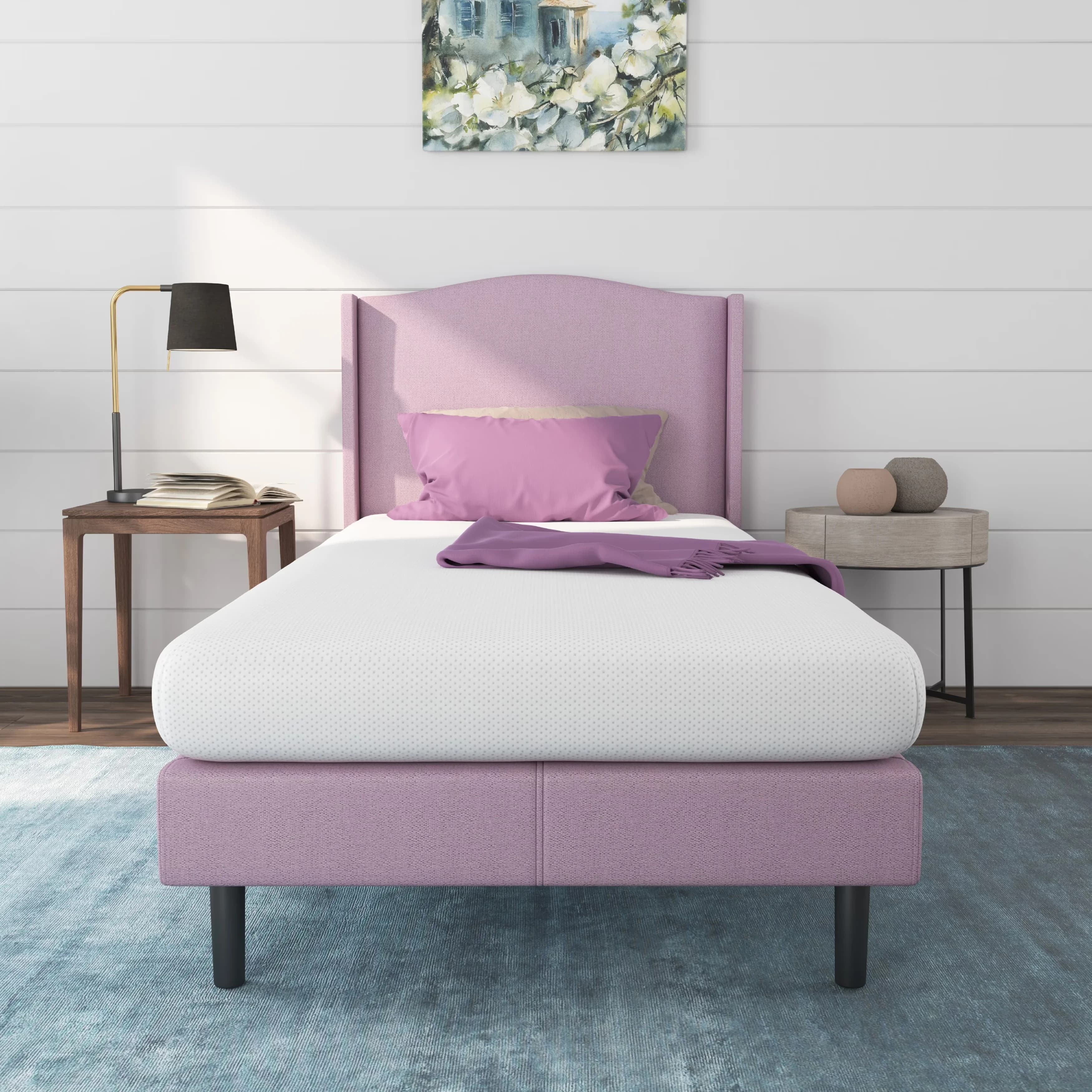 Durable Mattresses Accessory with Water-Resistant, White, Weight: 22lbs; - White Memory Foam Model 33354C