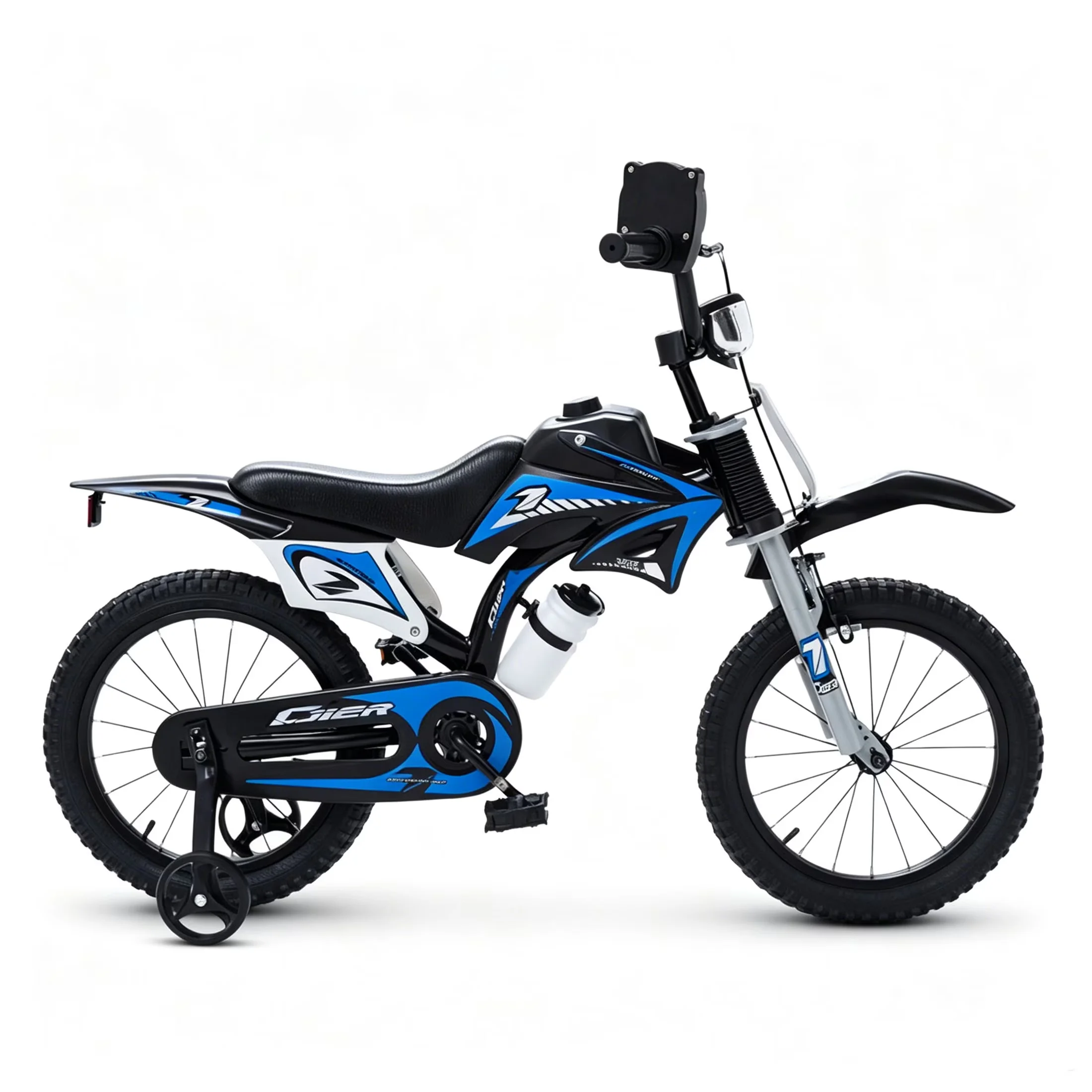Quality Kids Bike with Lightweight, 12 inch - Blue 2-4 - Sleek Profile Model 9D6328