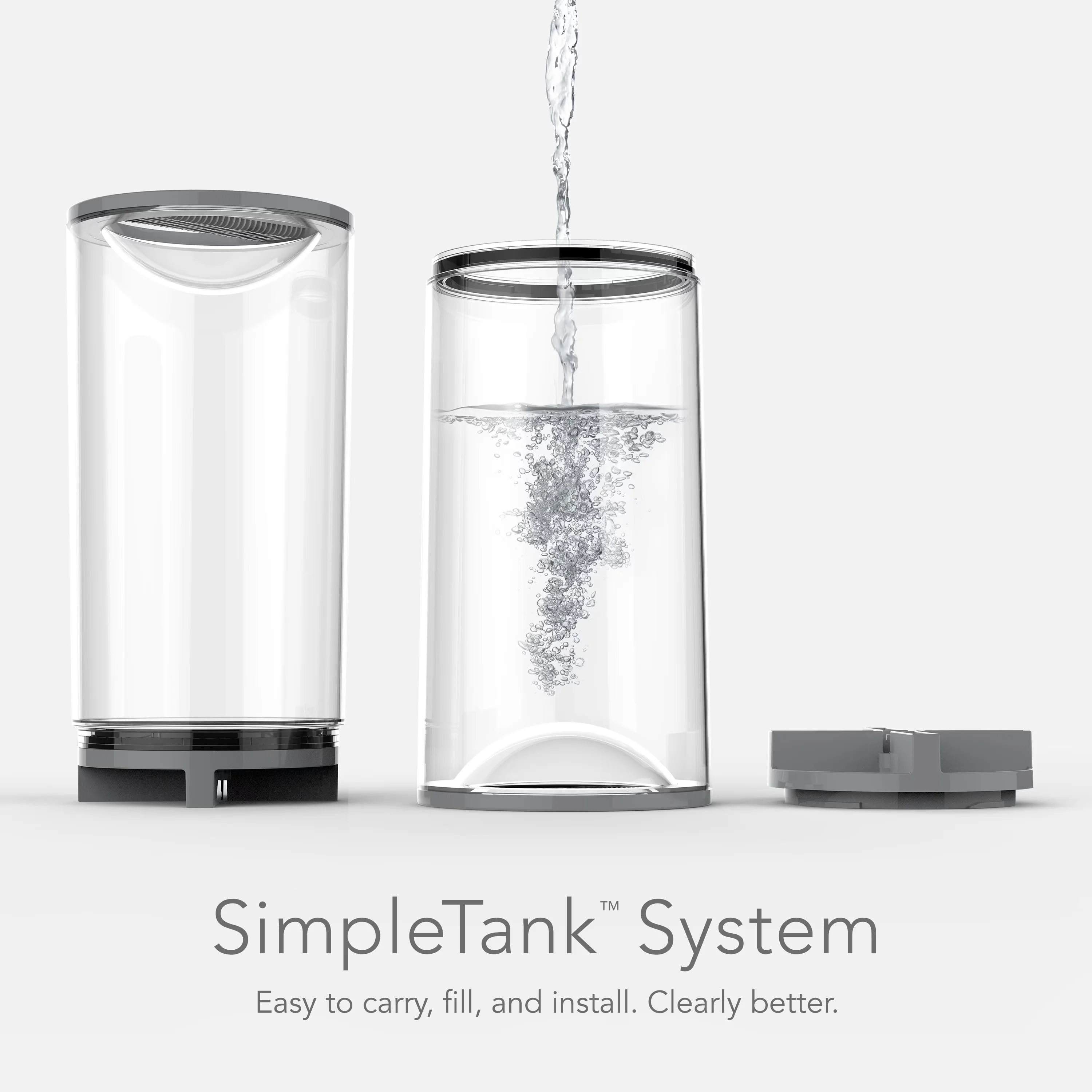 Modern Humidifier with Automatic Moisture Control, White, Effective coverage up to 700 sq. ft. - White Model A7FB17