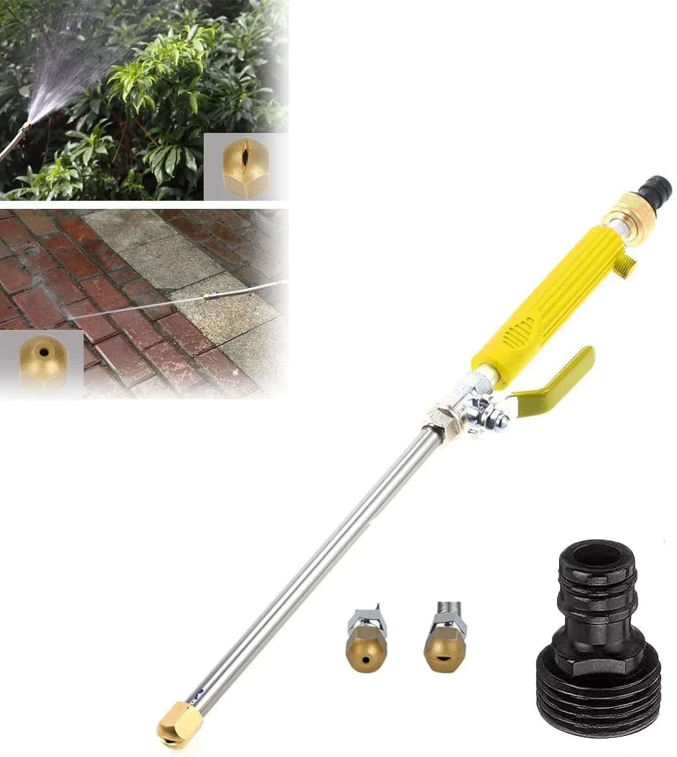 Innovative Pressure Washer with Quick Connect Tips, Jetsono Power - Aluminum Alloy for Garden Model EE3B37