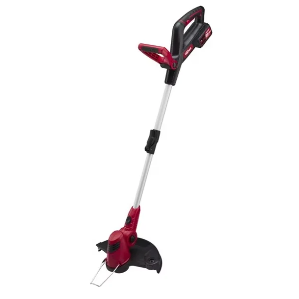 Stylish String Trimmer with Battery, 20V, 10-inch & 130Mph Sweeper - Black Model 38BA55