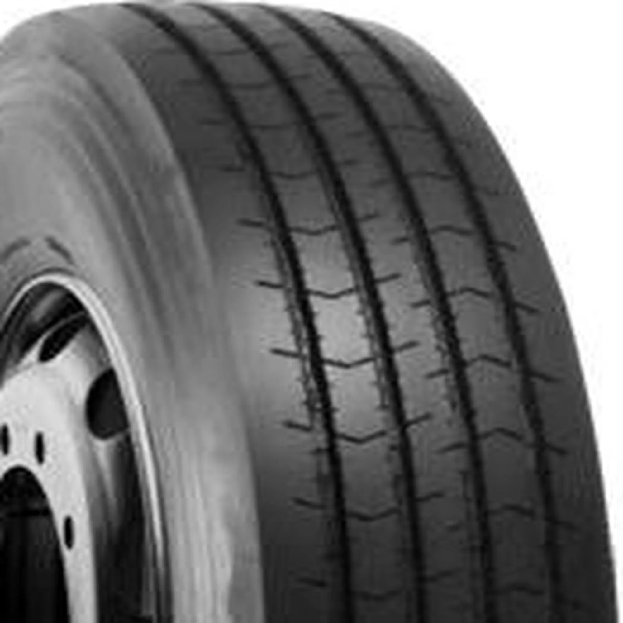 Stylish Trailer Tire with 14 ply construction, Load range G, Sidewall style: Black Sidewall - Model 82ABF2
