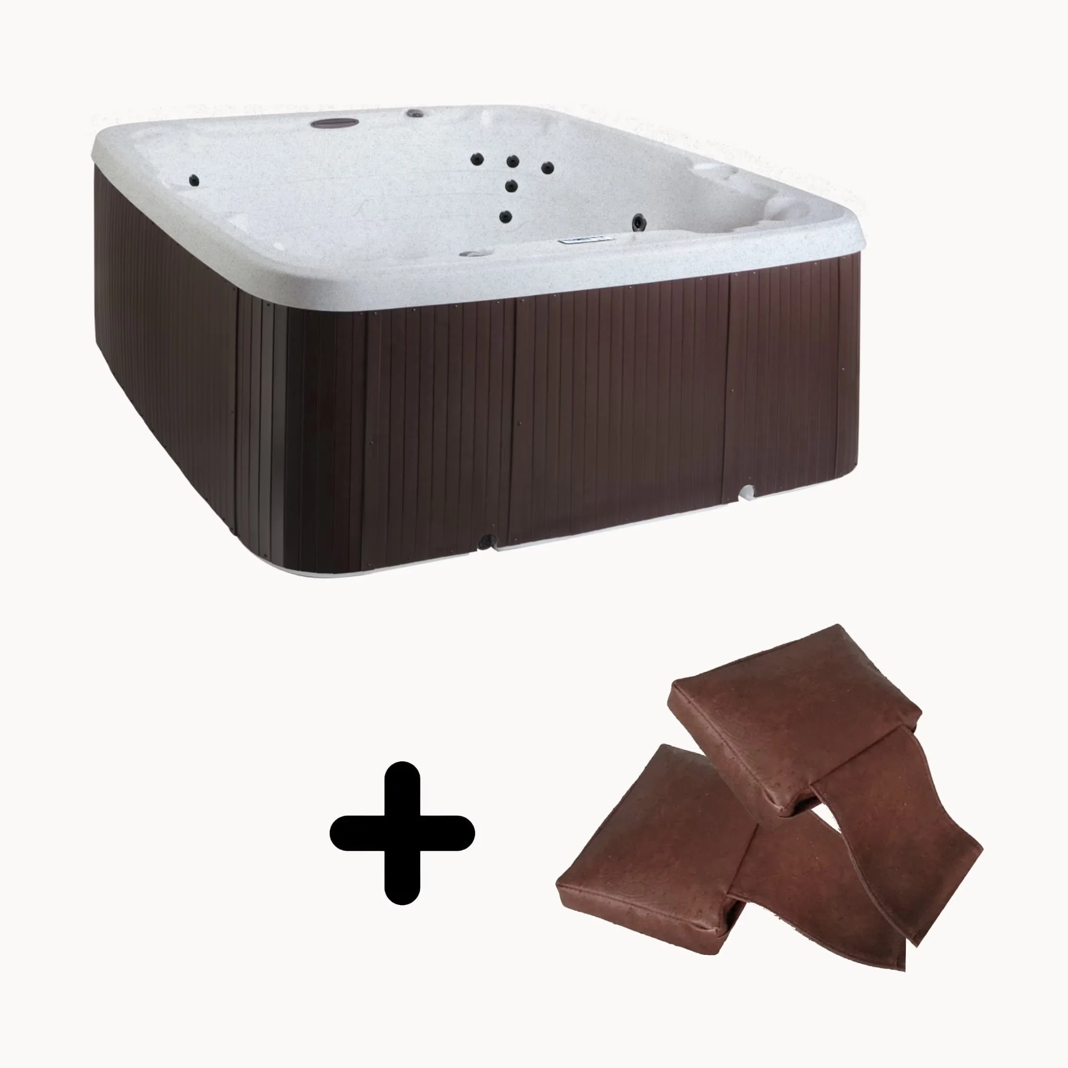 Hot Tub Stylish with Led Display, Insulated, Puncture Resistant - Blue Model B9489C