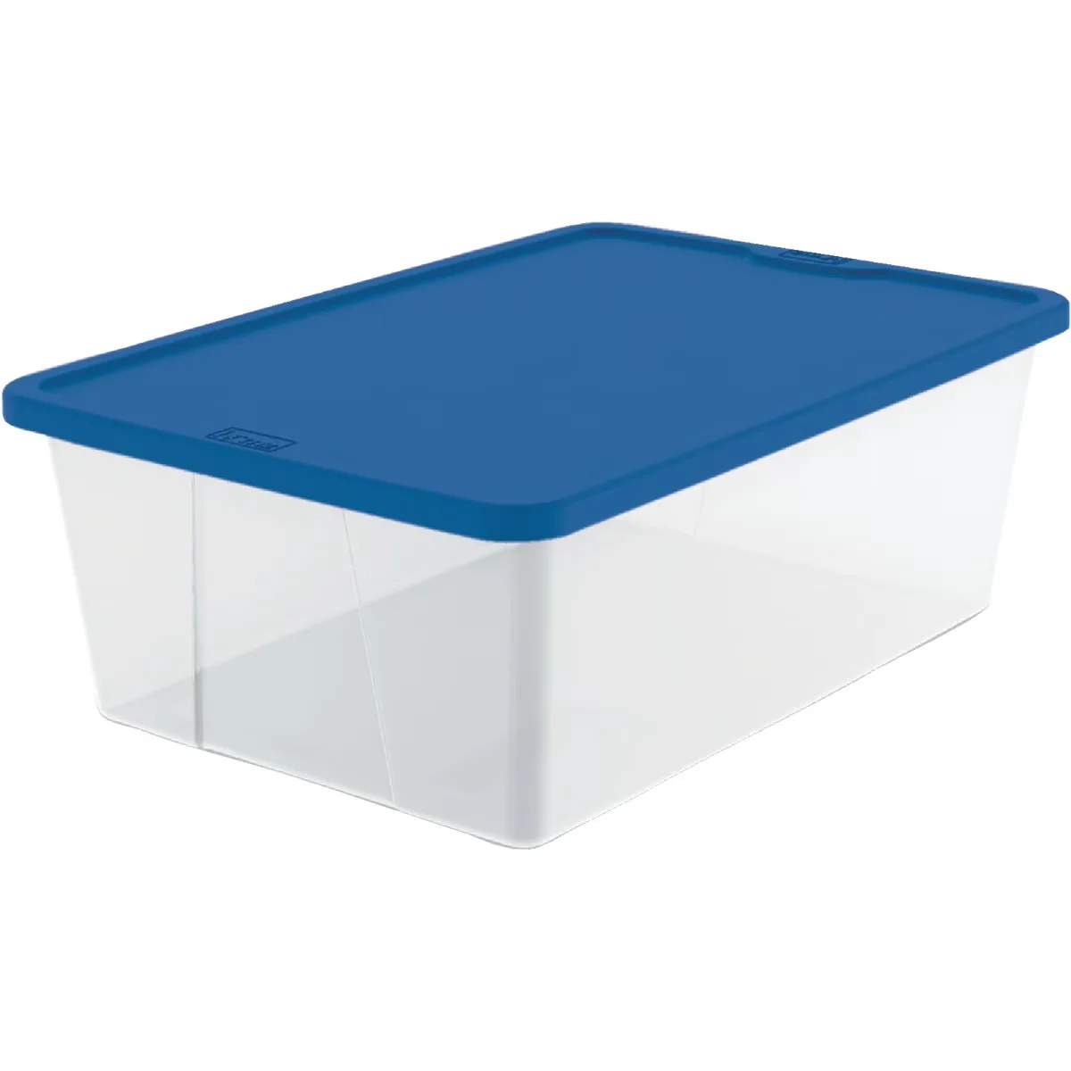 Quality Garage Storage Supply with Stackable, 12 Quart - Blue Plastic for Bedroom, Bathroom Model 66739A