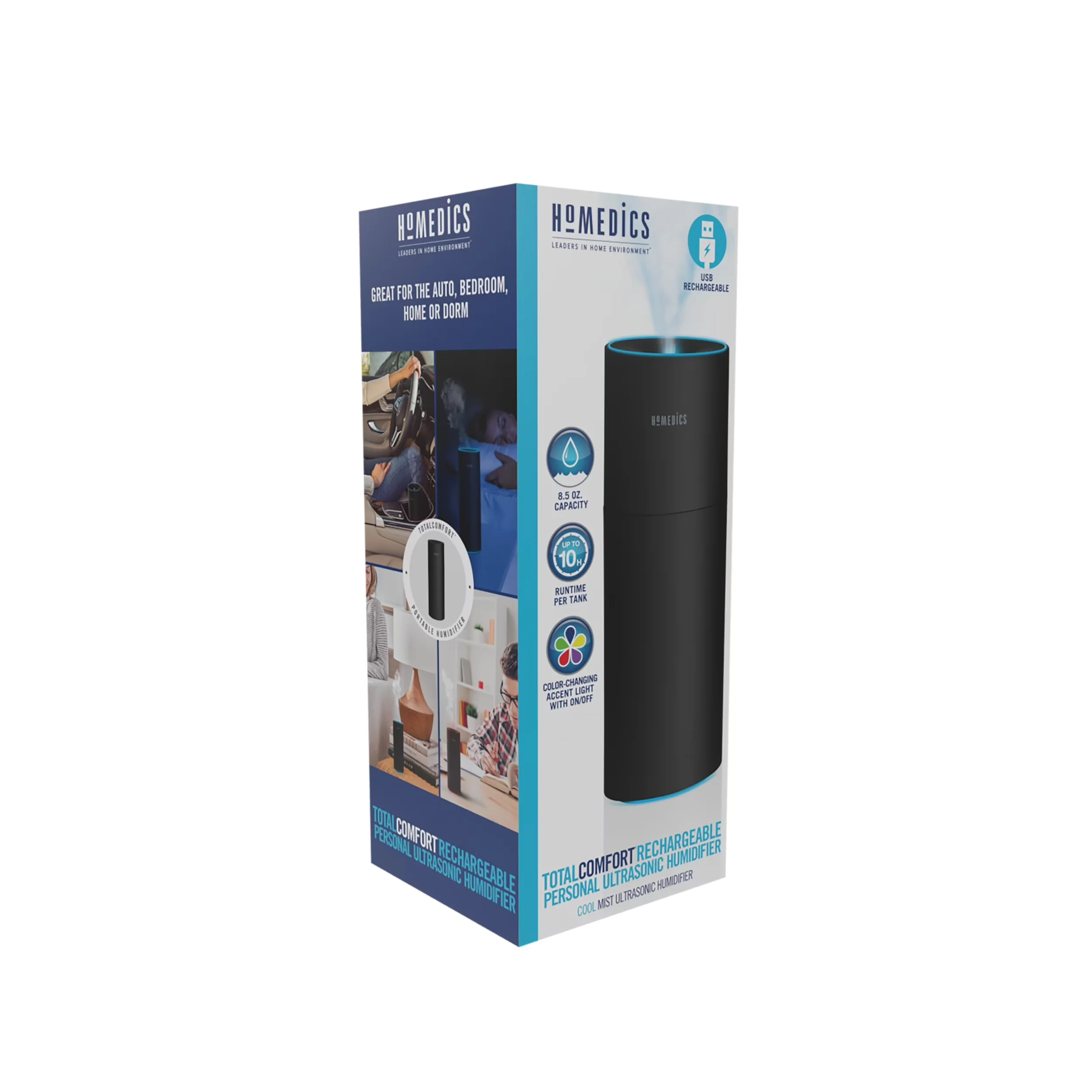 Humidifier Professional with Battery, Automatic Shut-Off, Variable Speed - Model 0641FE